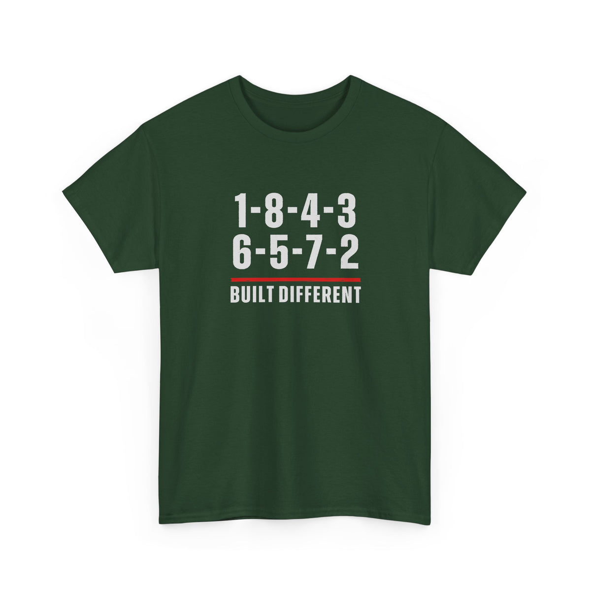 Built Different V8 Firing Order Graphic T-Shirt