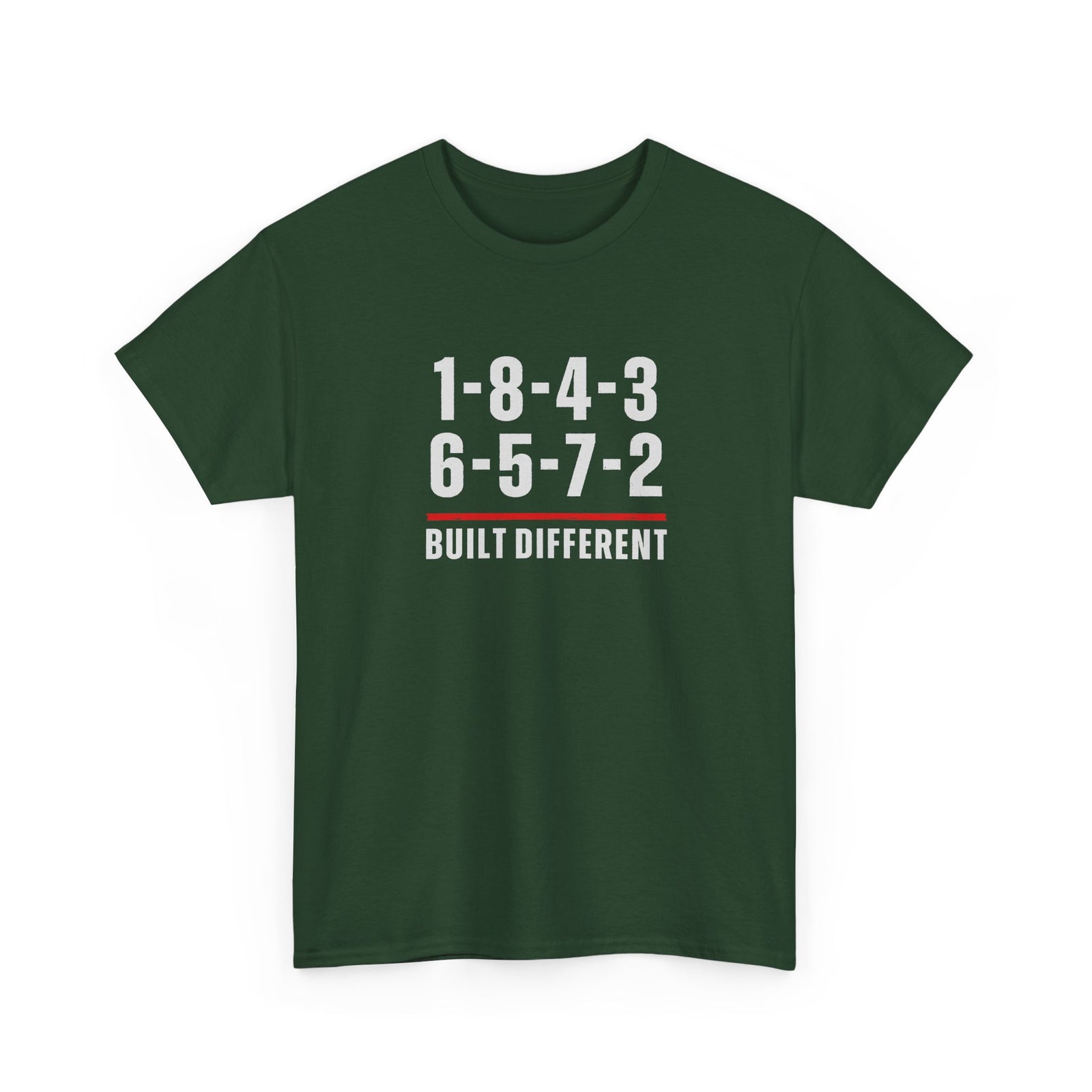 Built Different V8 Firing Order Graphic T-Shirt