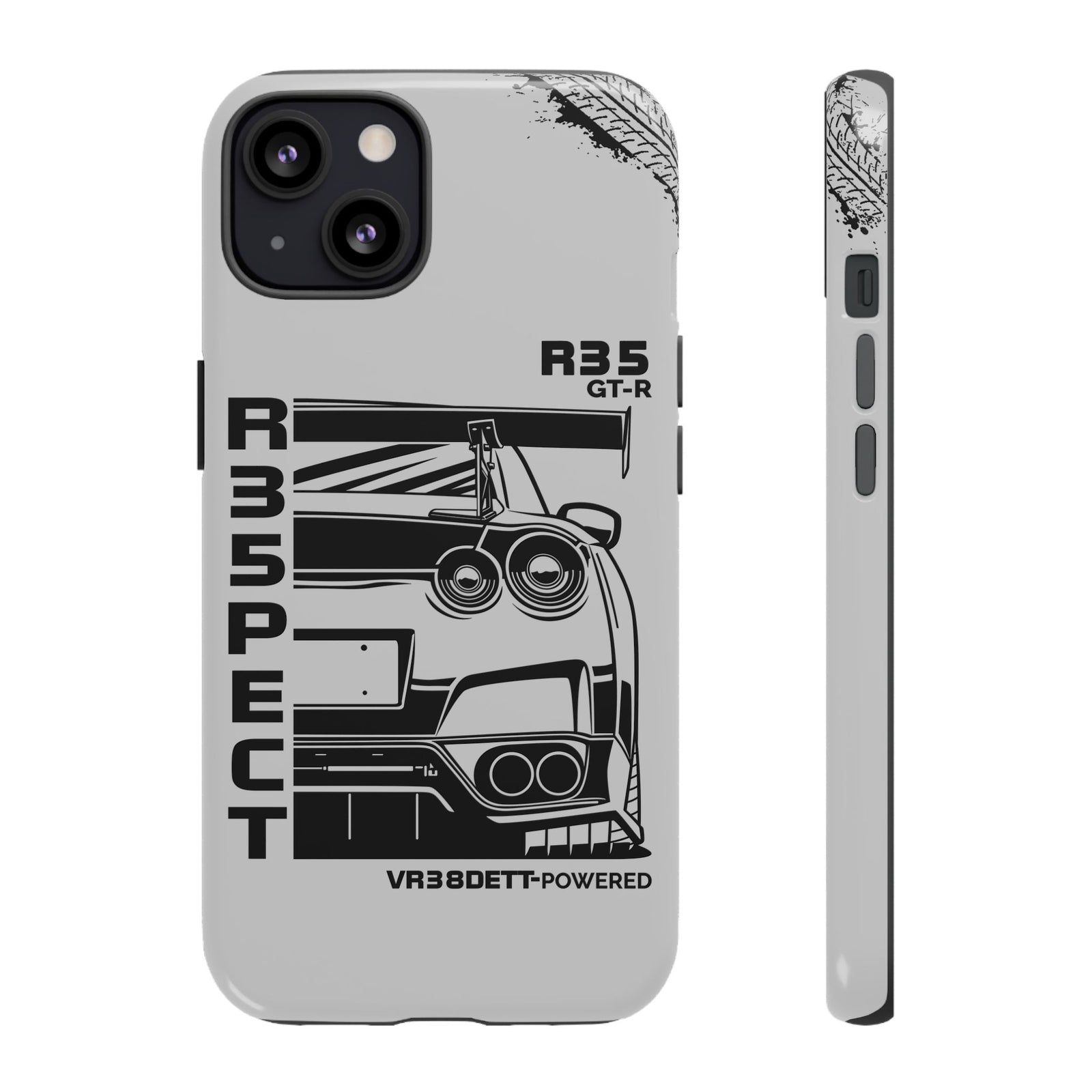JDM Front View Tough Phone Case - iPhone 13, glossy, front and side view