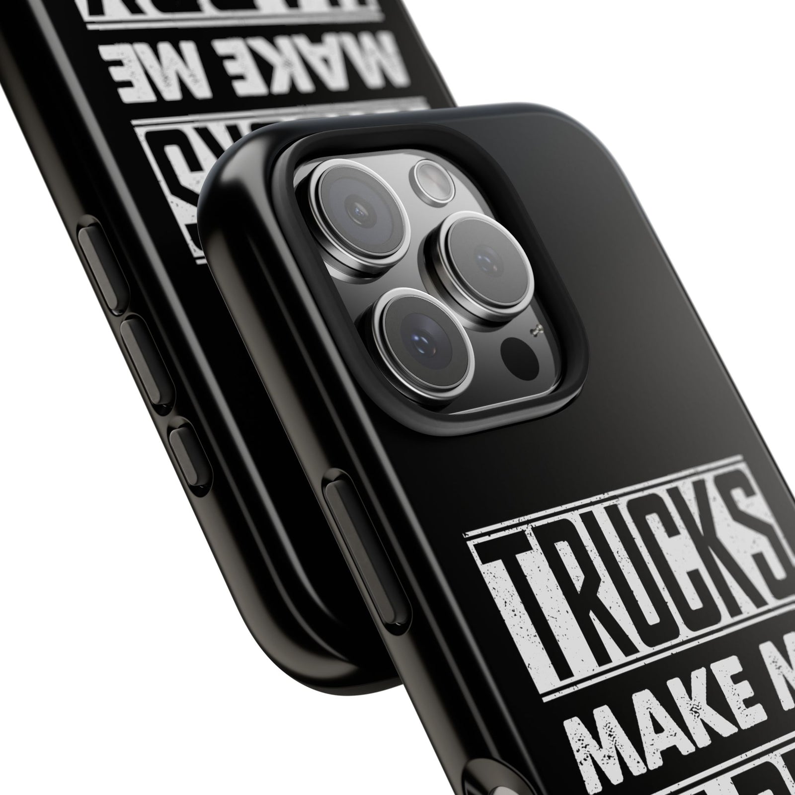 Trucks Make Me Happy Phone Case | Funny Truck Enthusiast Gift
