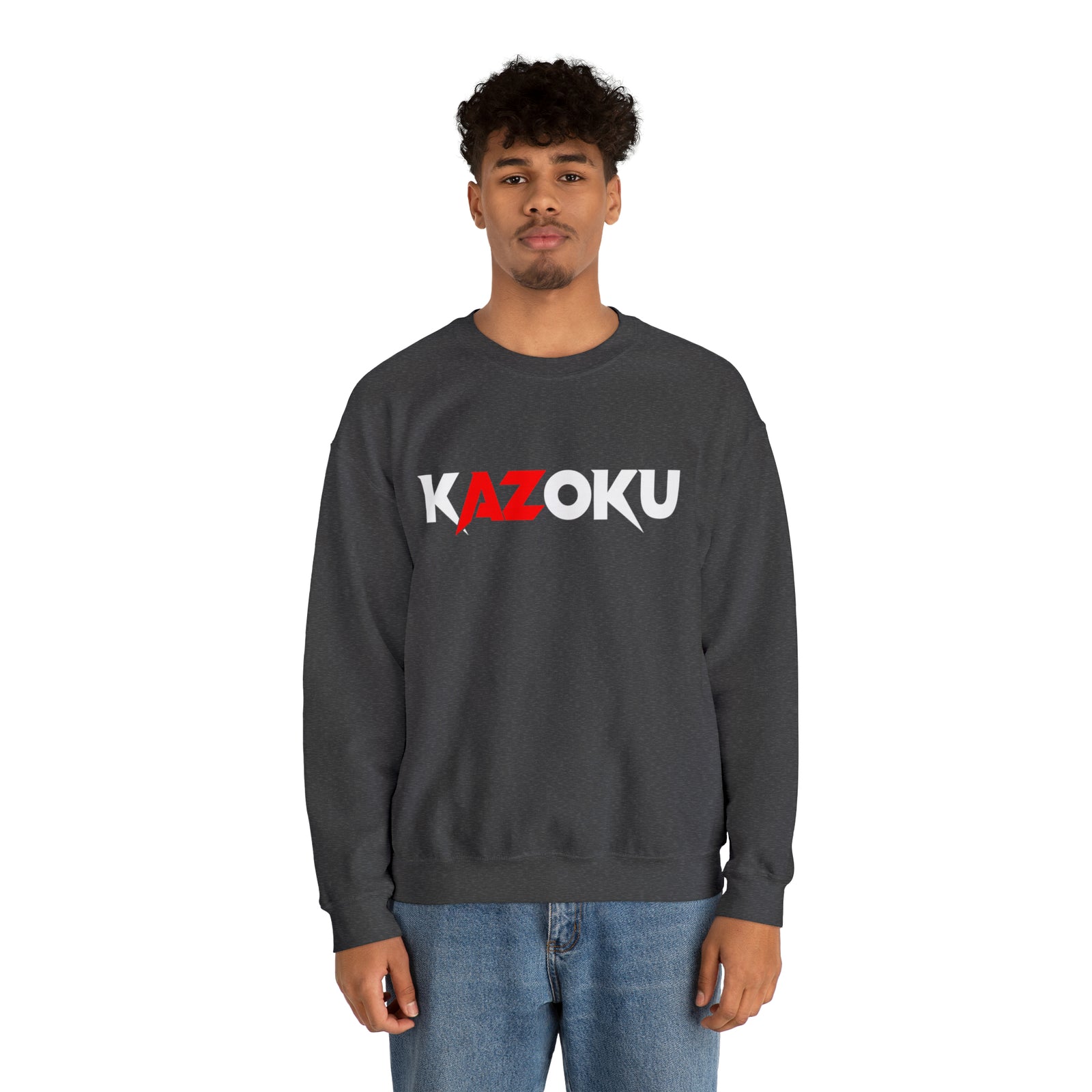 KAZOKU Sweatshirt Red - Design 2
