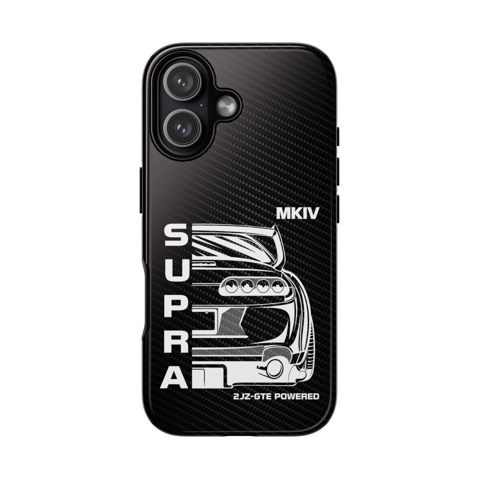 JDM Back View Tough Phone Case - iPhone 17, glossy, front view