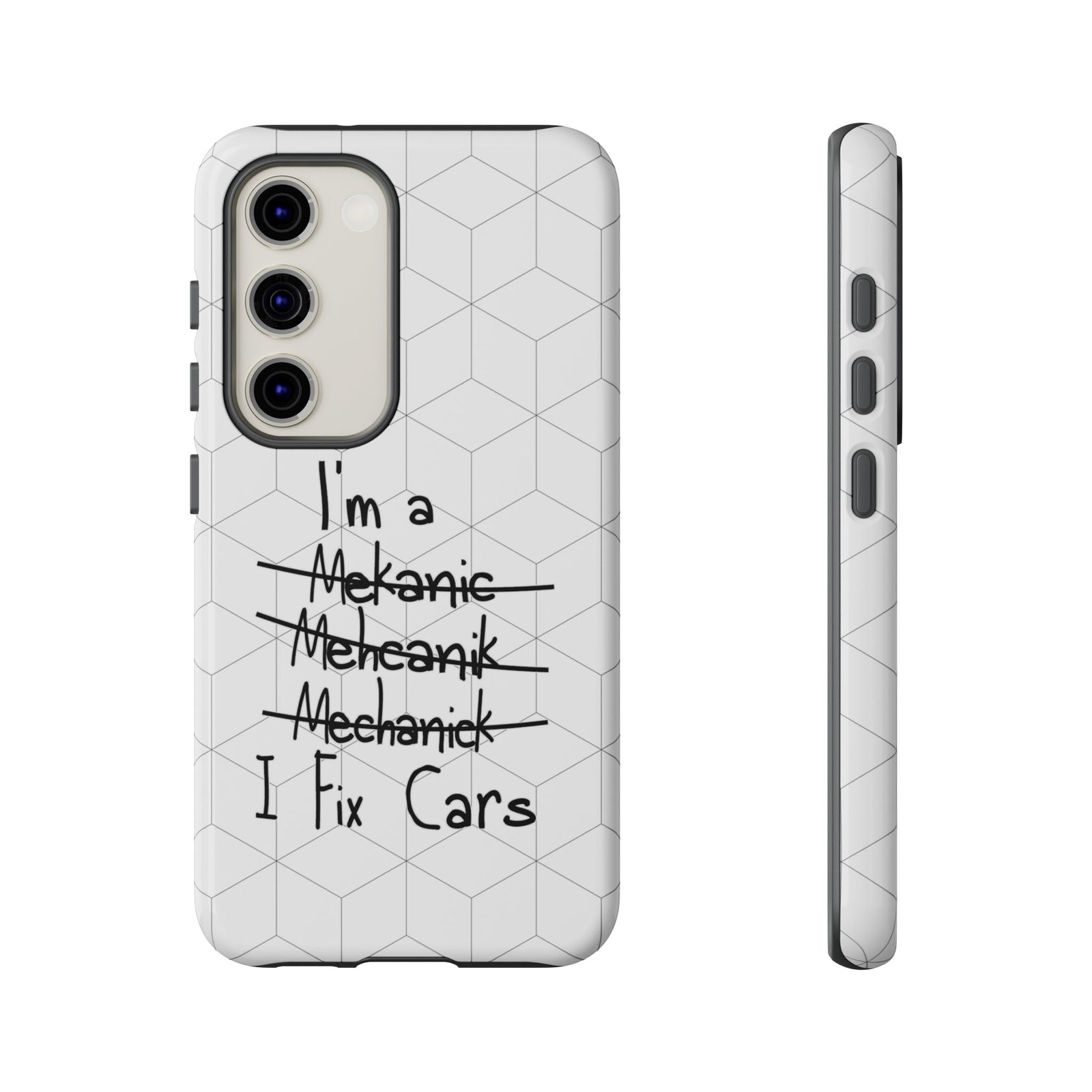 Mechanic I Fix Cars Funny Tough Phone Case | Car Guy Gift