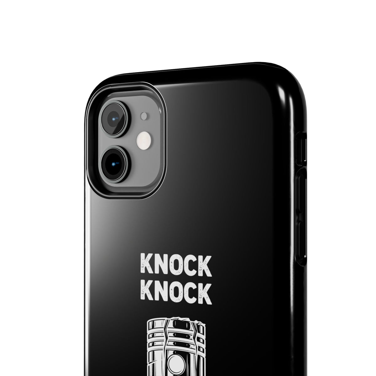 Knock Knock Broken Piston Phone Case | Funny Mechanic Car Guy Gift