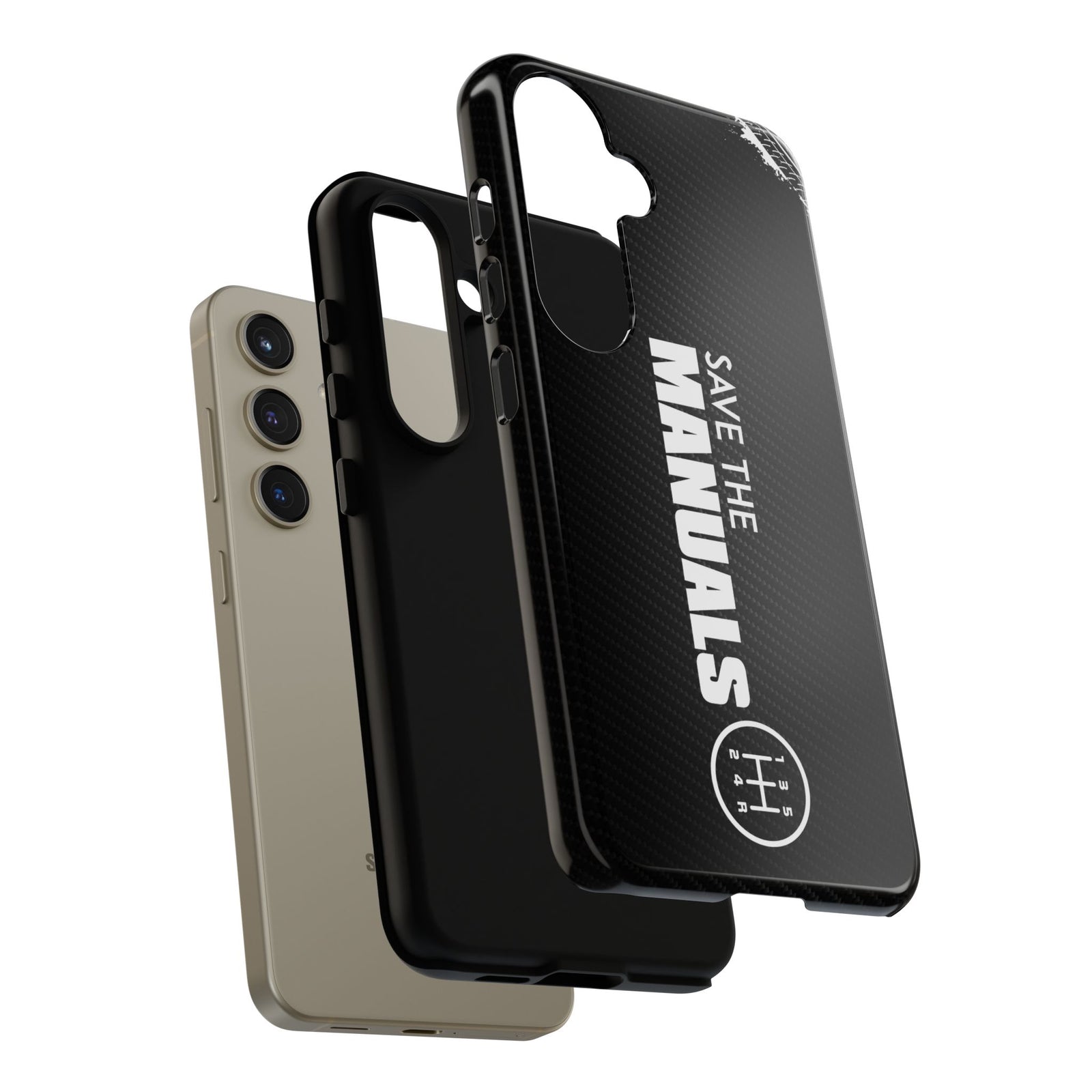 Save The Manuals Tough Phone Case | Manual Transmission Car Guy Gift