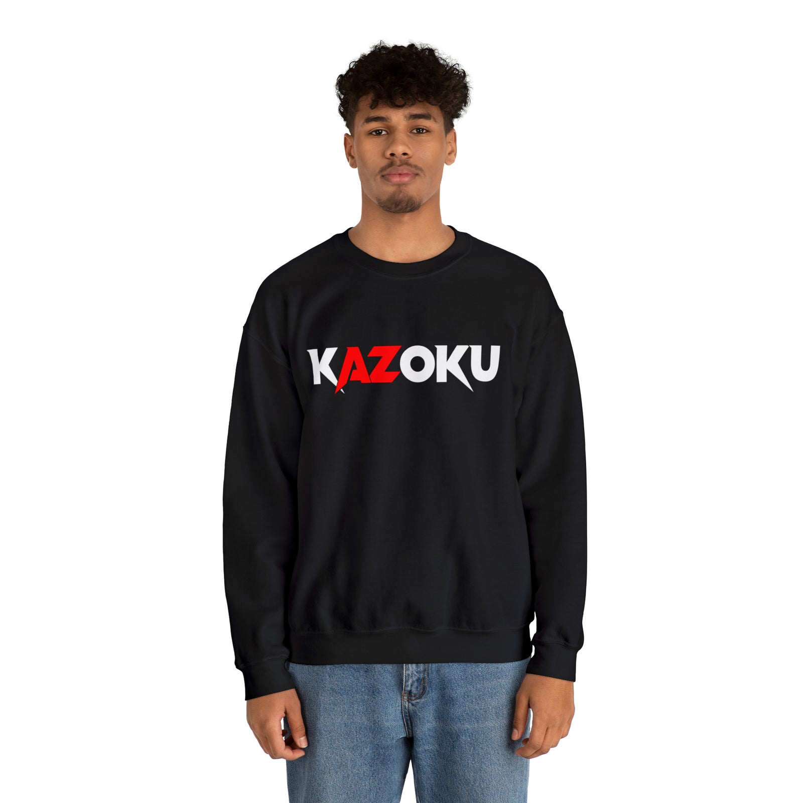 KAZOKU Sweatshirt Red - Design 2