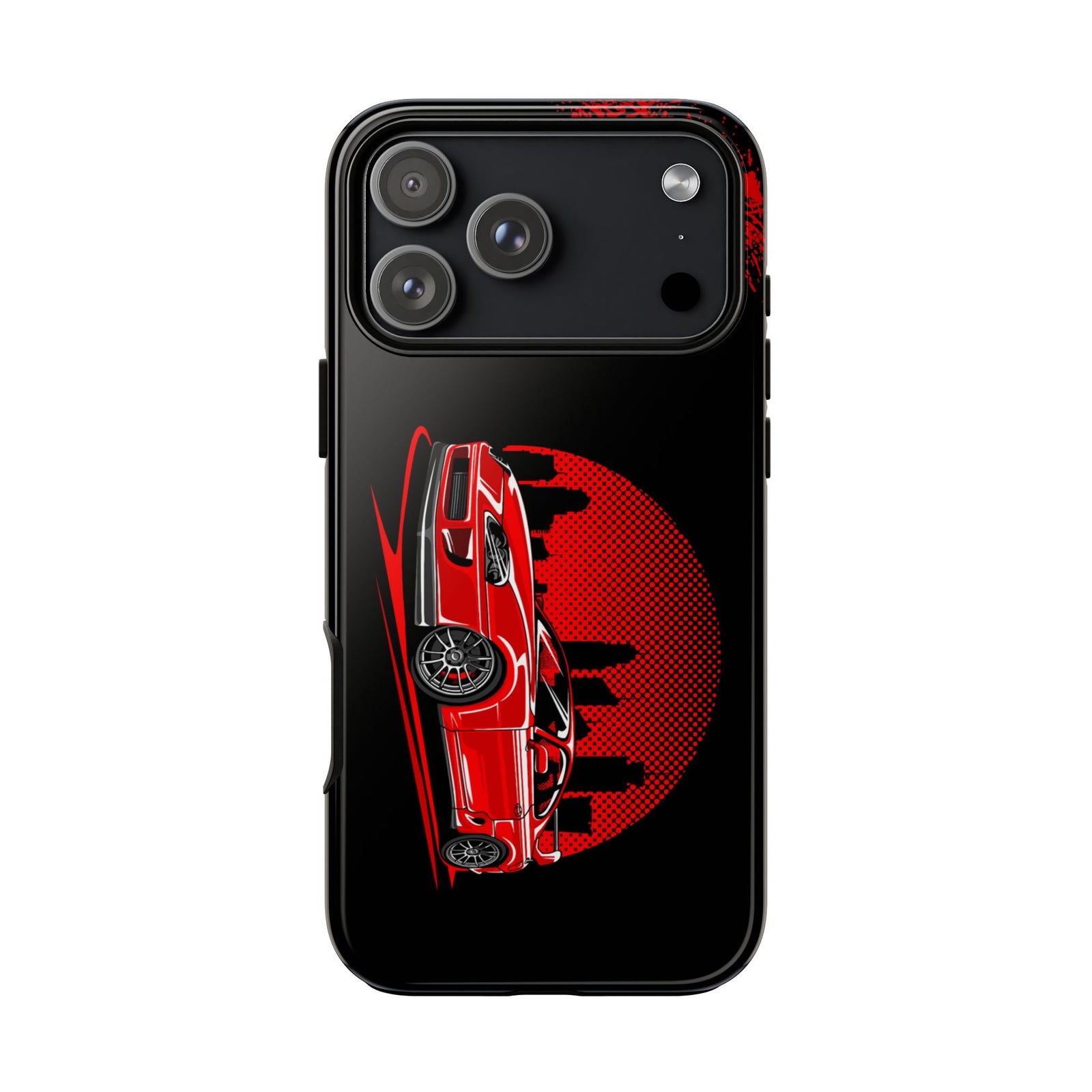 MKIV A80 Supra 2JZ Red City Tough Phone Case | JDM Car Guy Gift