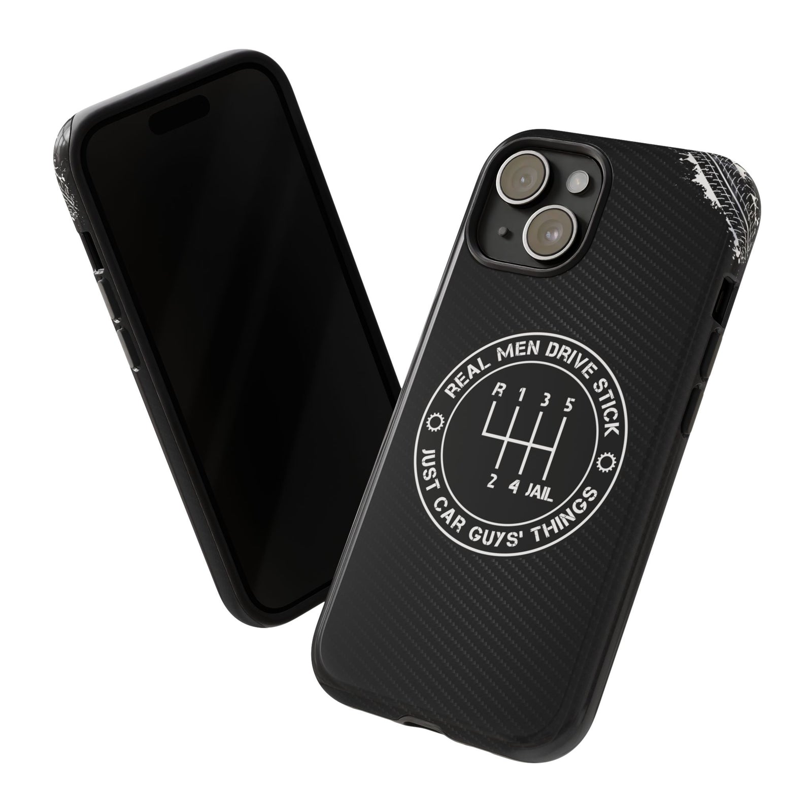 Real Men Drive Stick Manual Transmission Tough Phone Case | Car Guy Gift