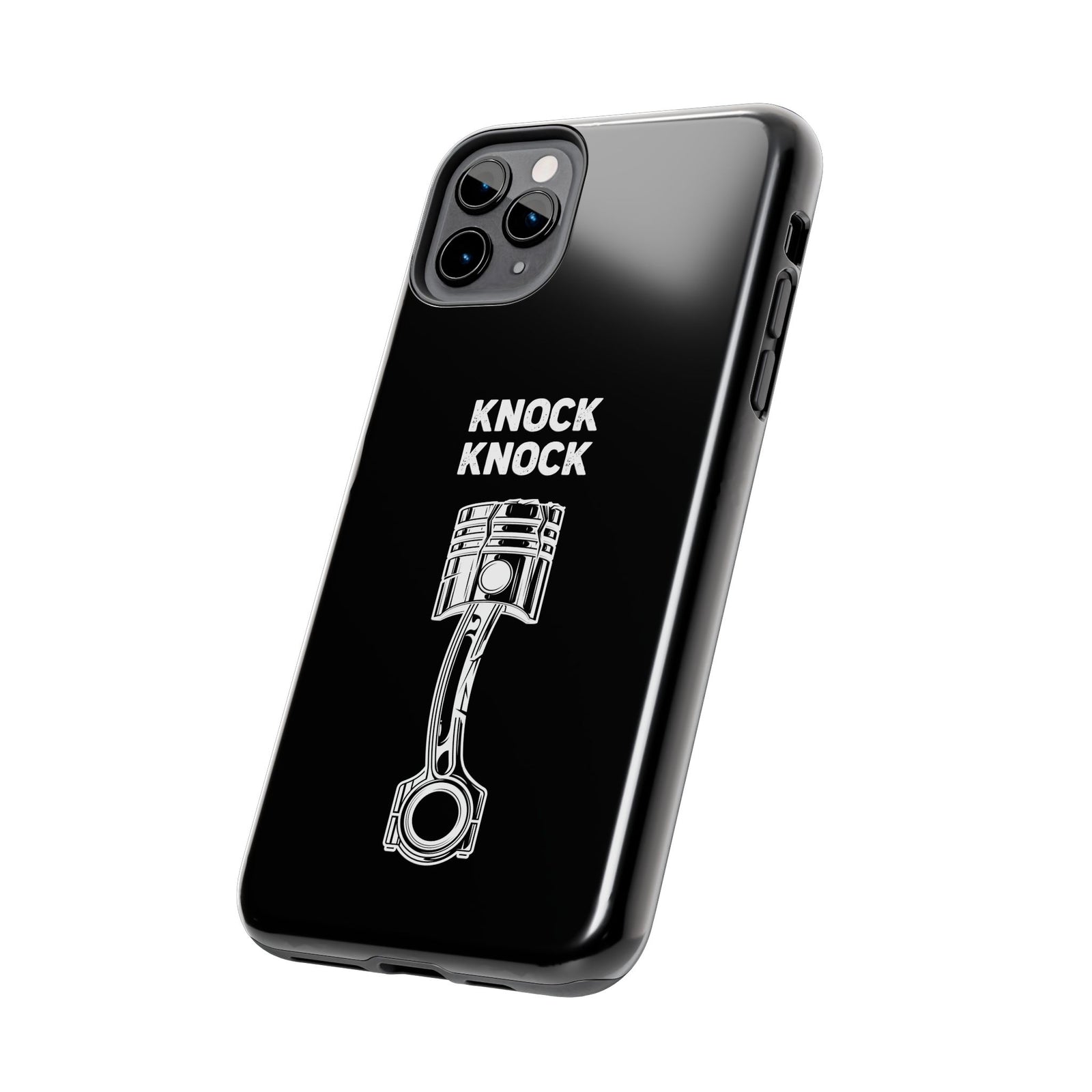 Knock Knock Broken Piston Phone Case | Funny Mechanic Car Guy Gift