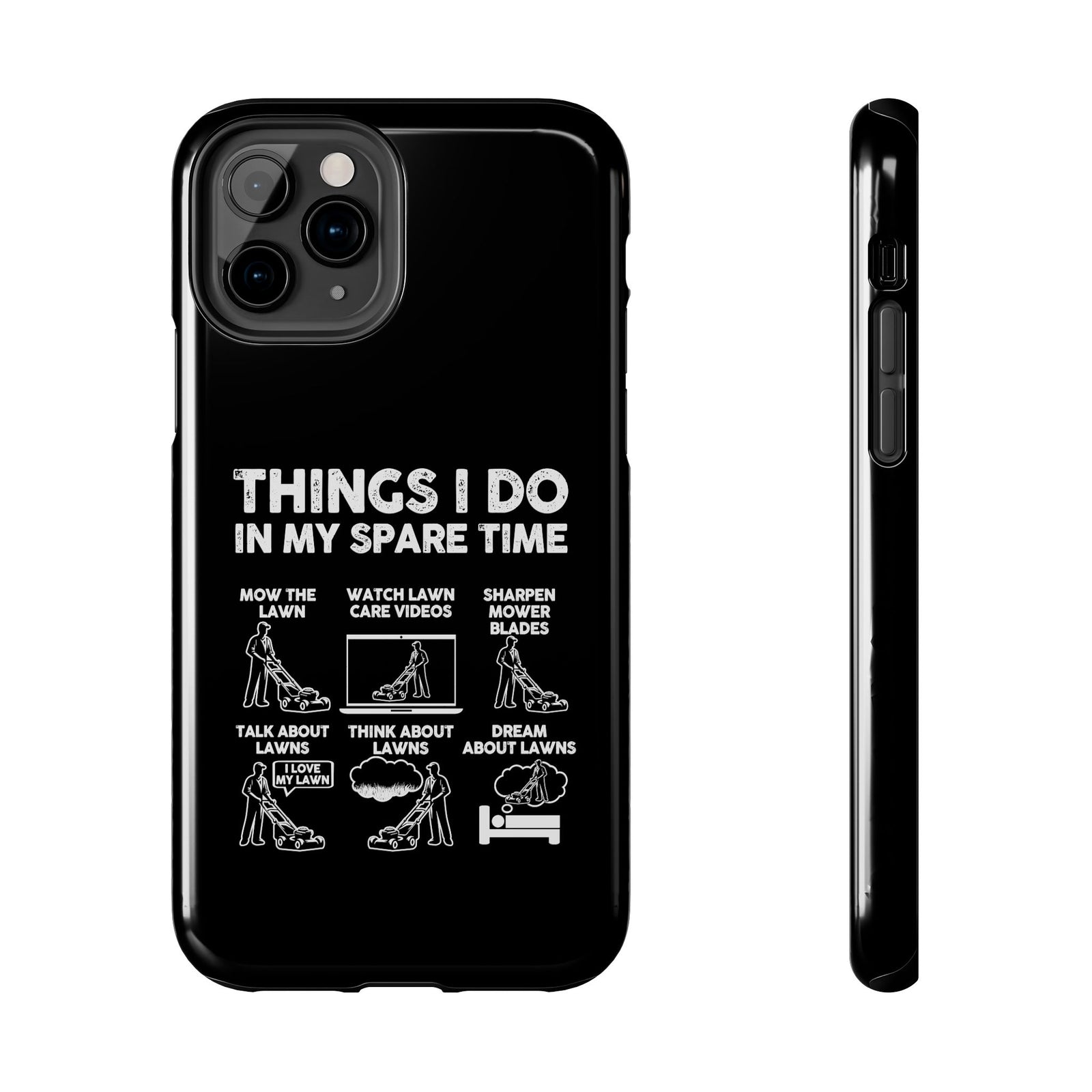 Funny Lawn Care phone case front view | lawn care enthusiast gift