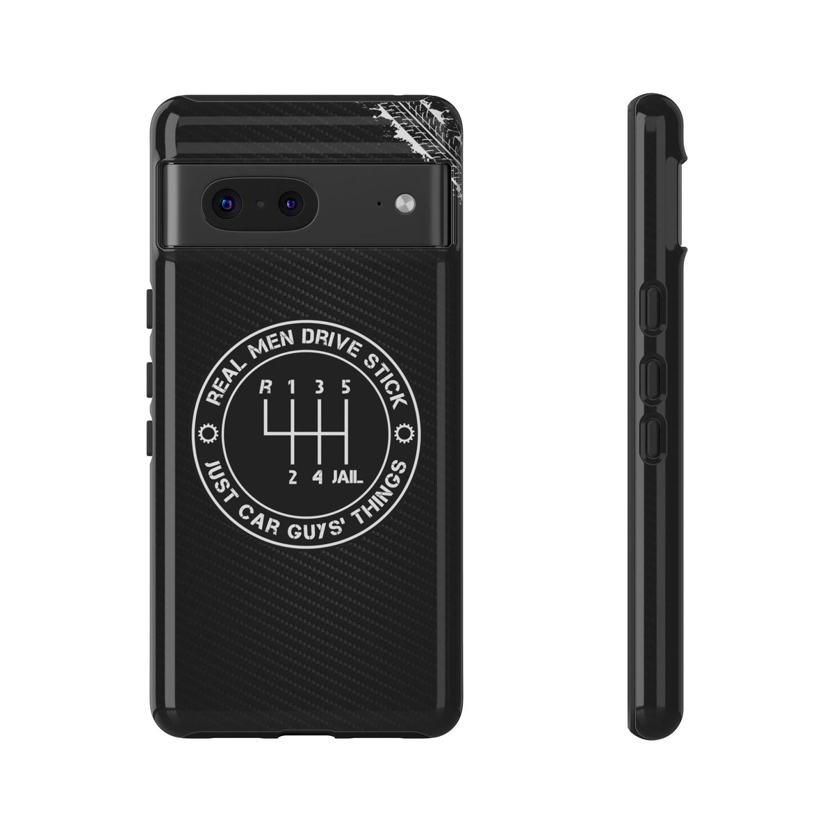 Real Men Drive Stick Manual Transmission Tough Phone Case | Car Guy Gift
