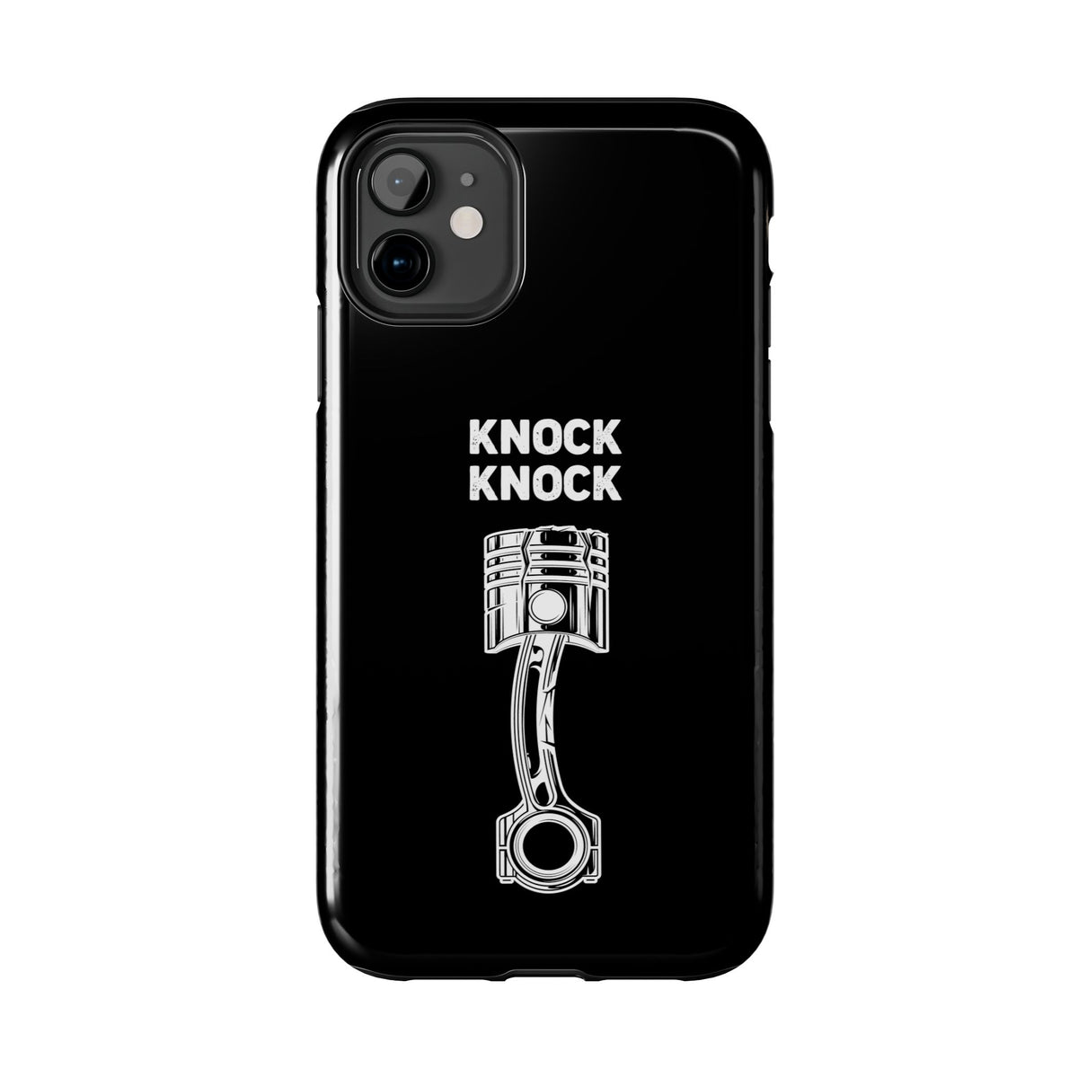 Knock Knock Broken Piston Phone Case | Funny Mechanic Car Guy Gift