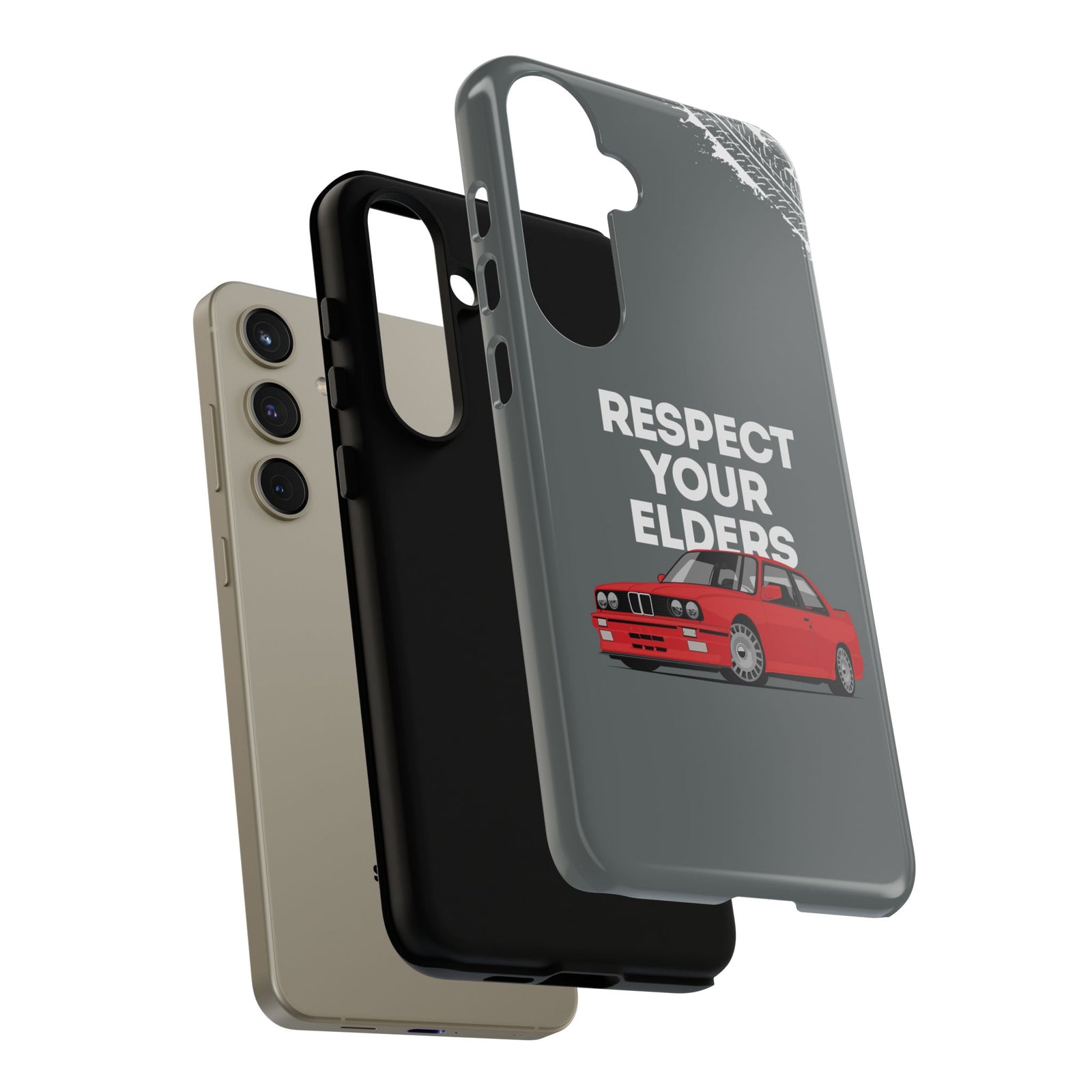 E30 M3 Respect Your Elders Tough Phone Case | Classic Car Guy Gift