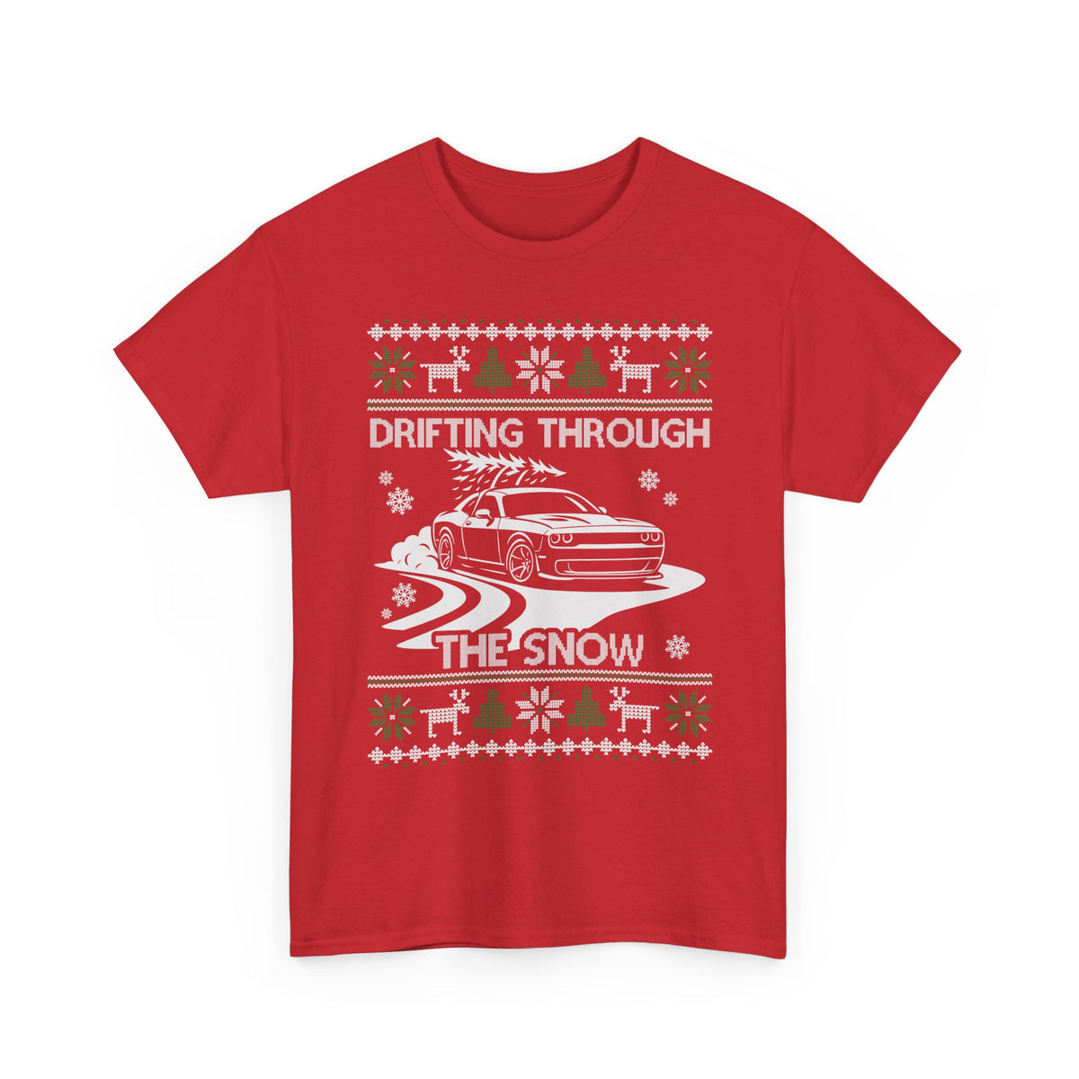 Custom Ugly Christmas Car T-Shirt