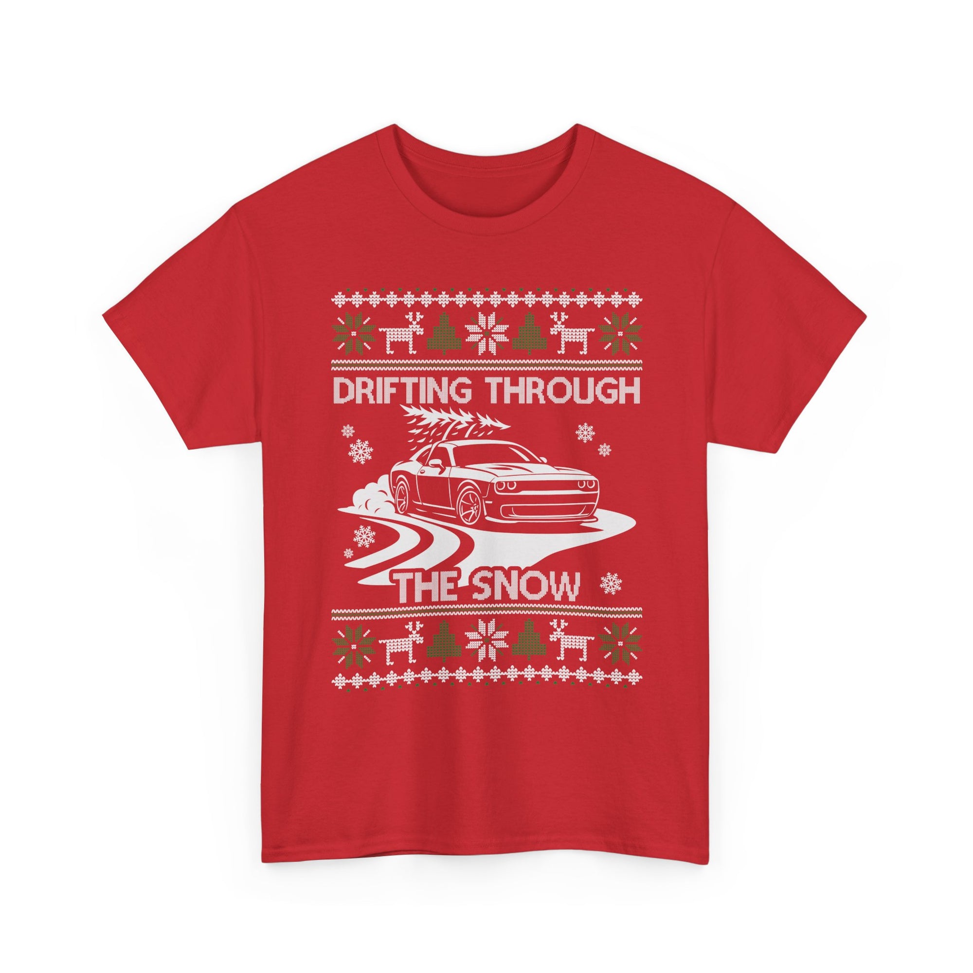 Custom Drift Car Christmas T-Shirt