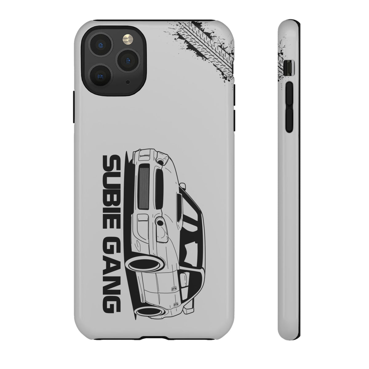 JDM Gang Tough Phone Case - iPhone 11 Pro Max, glossy, front and side view