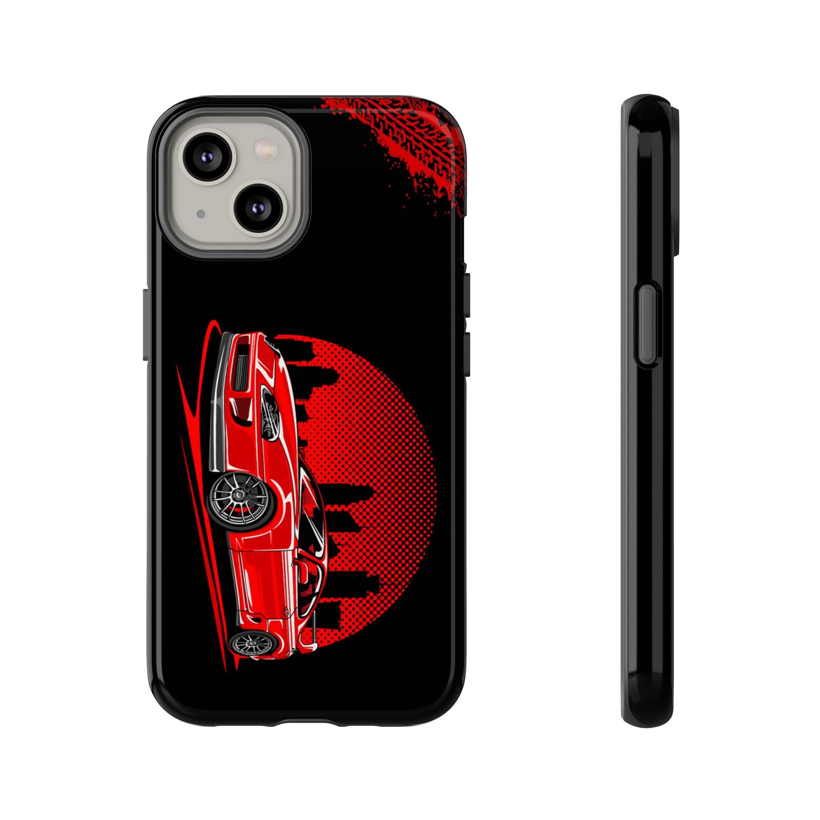 MKIV A80 Supra 2JZ Red City Tough Phone Case | JDM Car Guy Gift