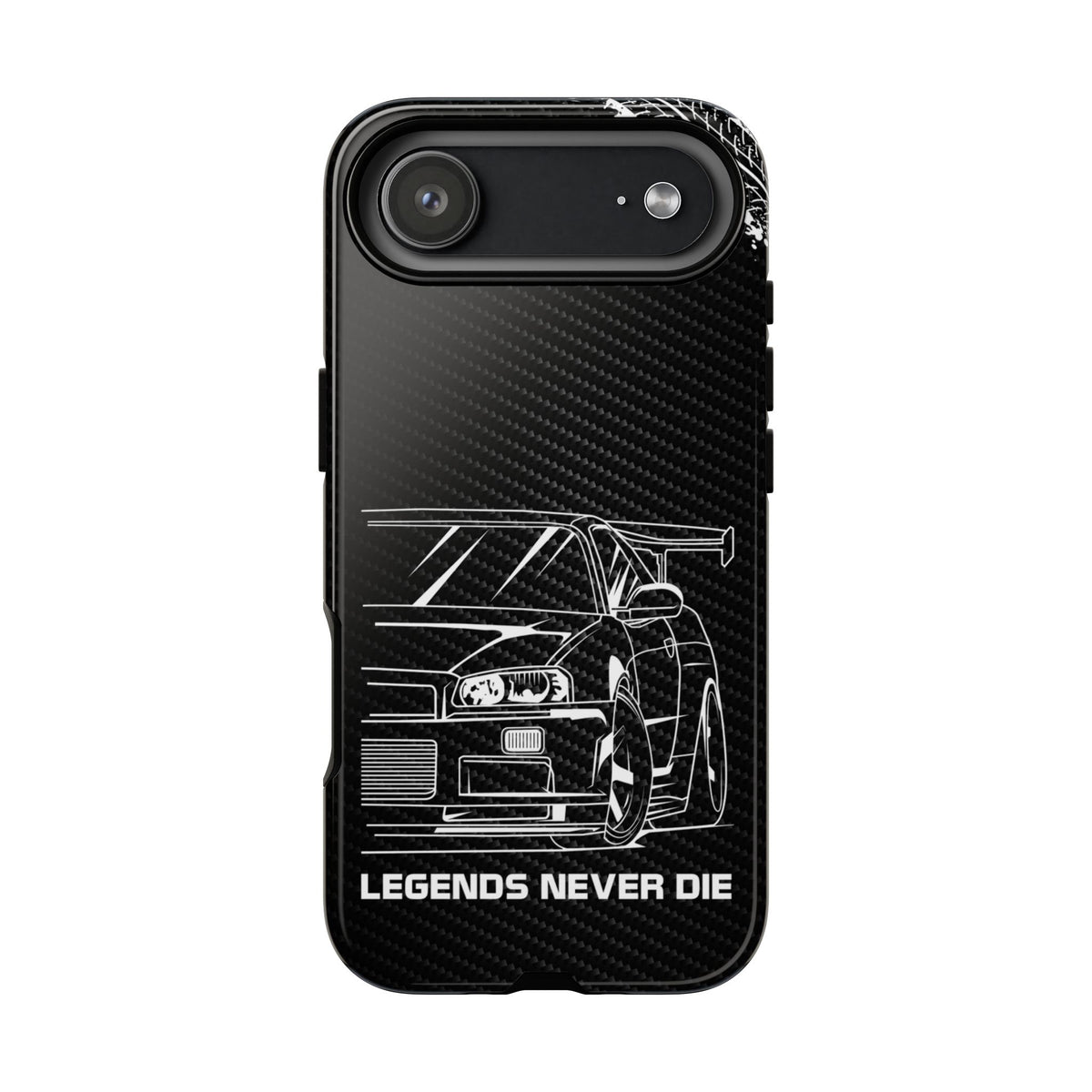 JDM Legends Never Die Tough Phone Case - iPhone 17 Air, glossy, front view