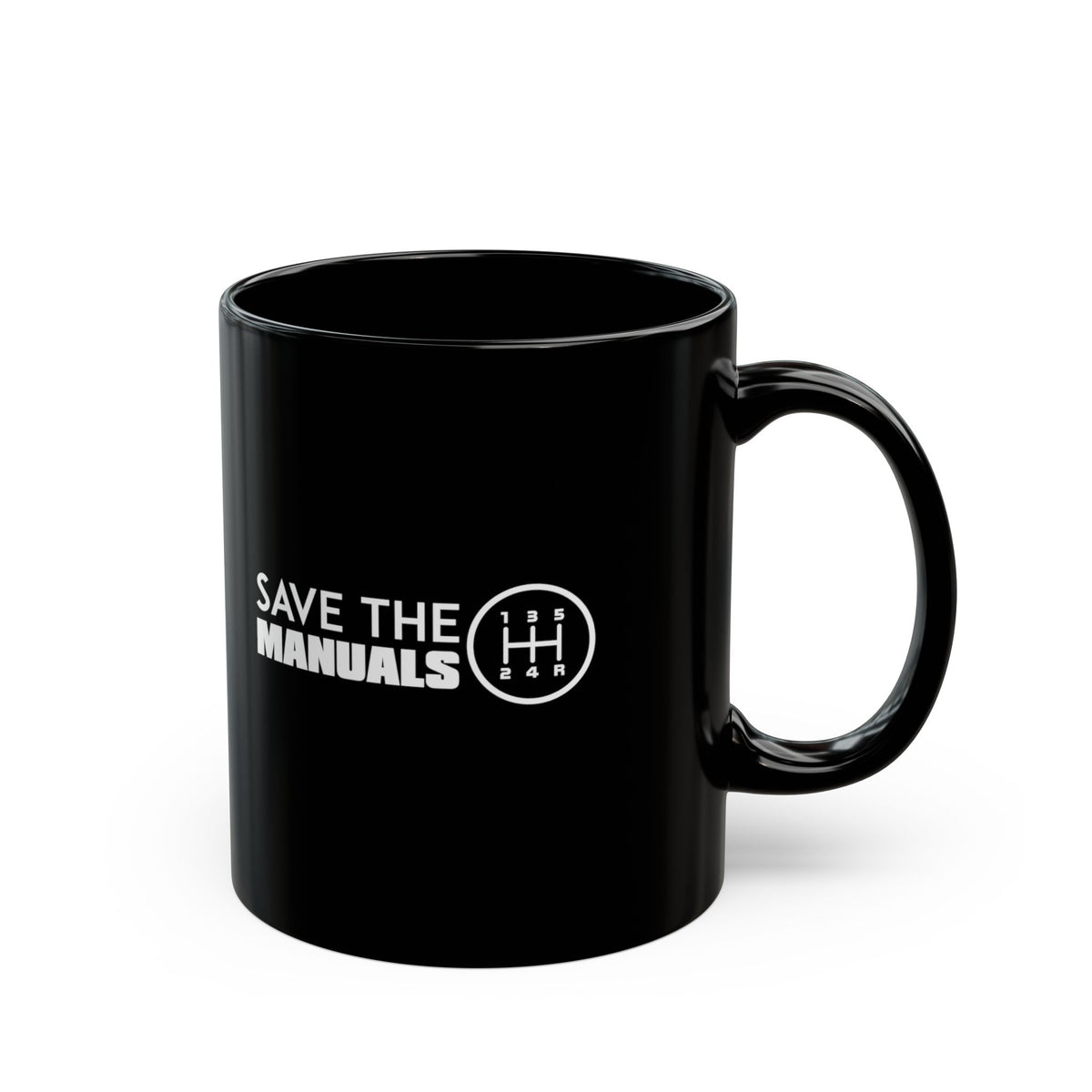 Save The Manuals Car Mug ceramic coffee mug - gift for car fans