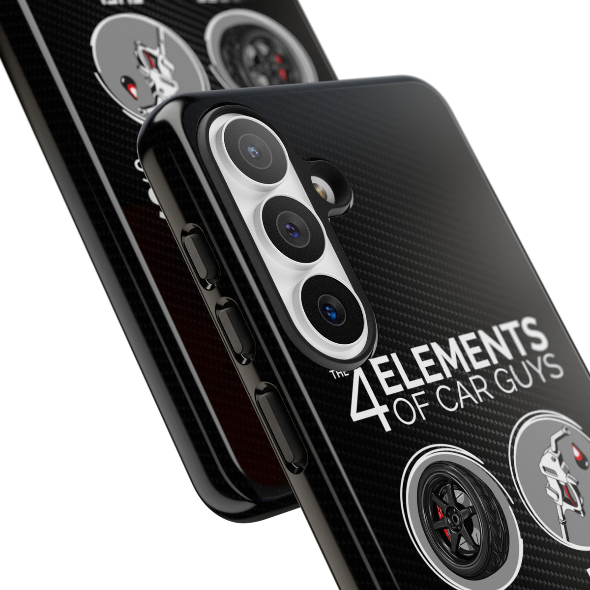 The 4 Elements of Car Guys Tough Phone Case | Funny Car Lover Gift