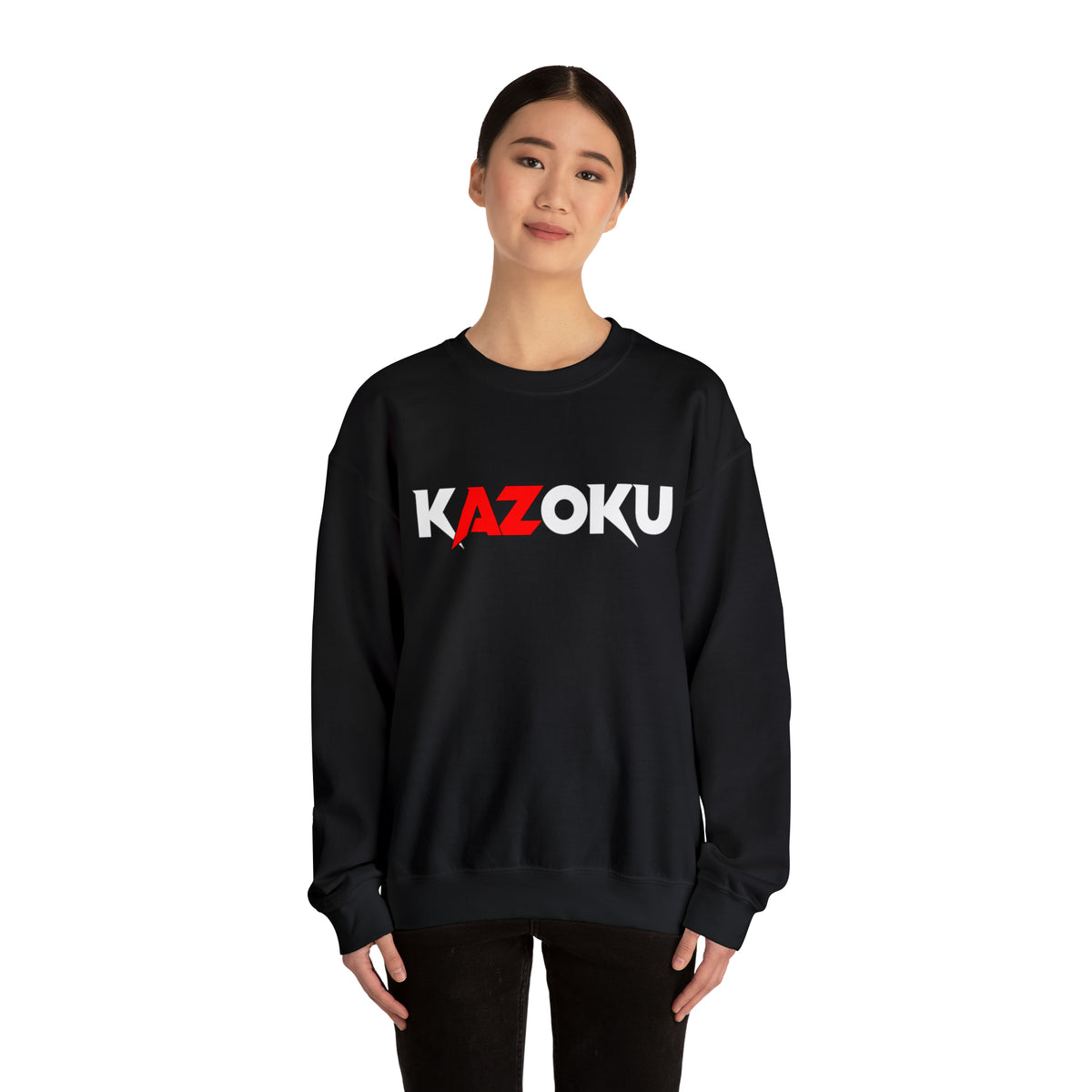 KAZOKU Sweatshirt Red - Design 2