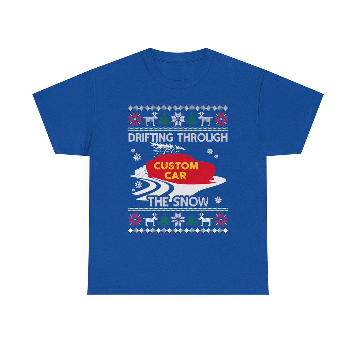 Custom Ugly Christmas Car T-Shirt