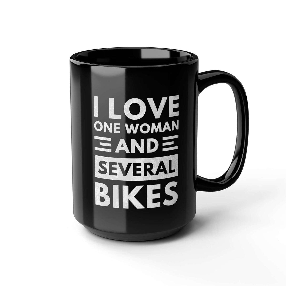 I Love One Woman and Several Bikes Coffee Mug coffee mug - funny car guy gift