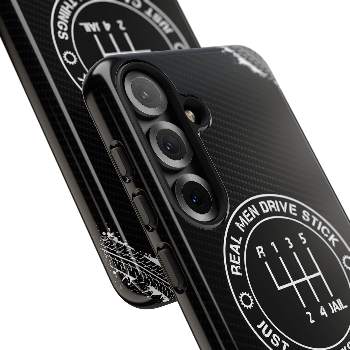 Real Men Drive Stick Manual Transmission Tough Phone Case | Car Guy Gift