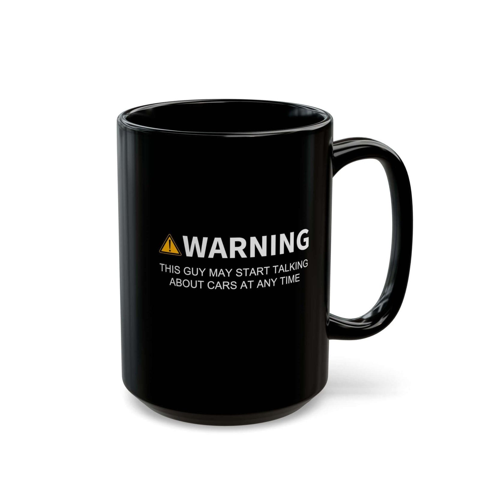 Warning May Start Talking About Cars Coffee Mug coffee cup - gearhead gift idea