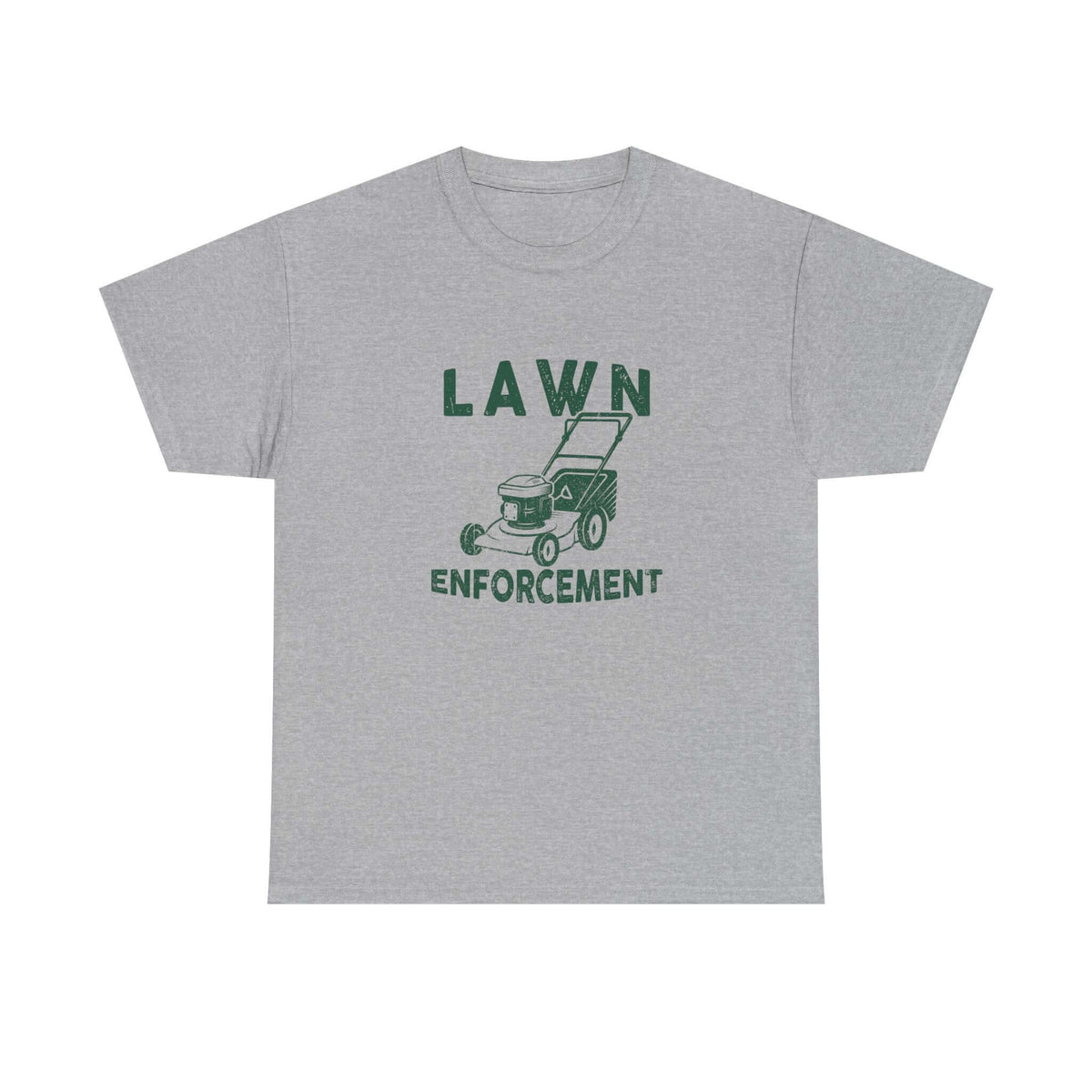Lawn Enforcement T-Shirt t-shirt lifestyle - car guy present