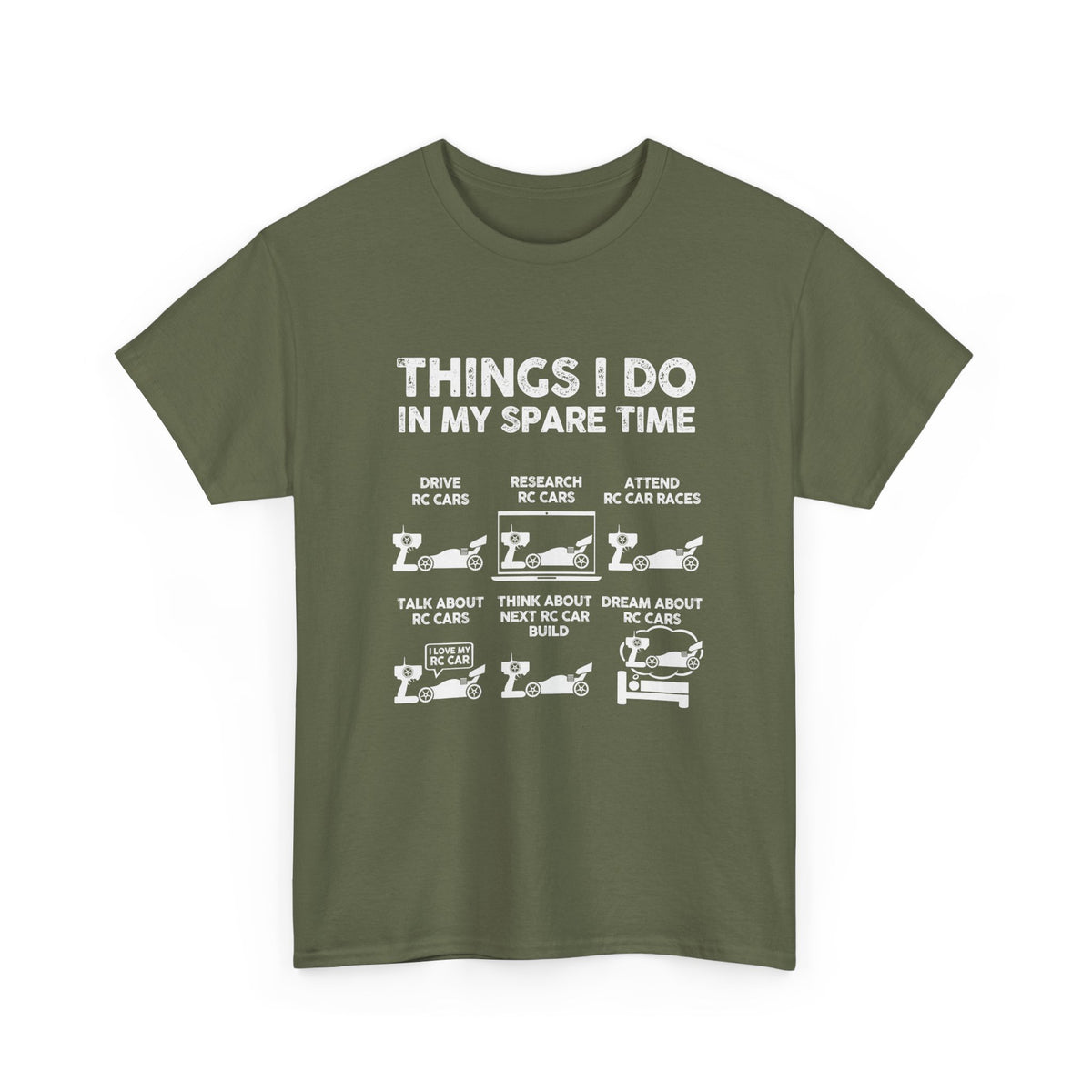 Things I Do In My Spare Time RC Car Racing T-Shirt | RC Car Guy Gift