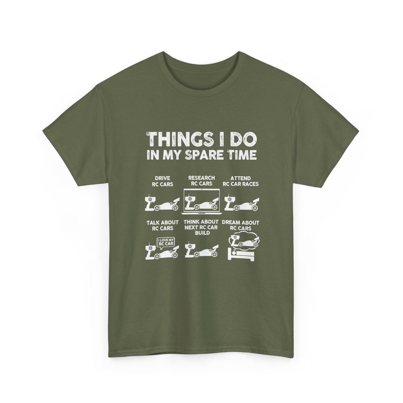 Things I Do In My Spare Time RC Car Racing T-Shirt | RC Car Guy Gift