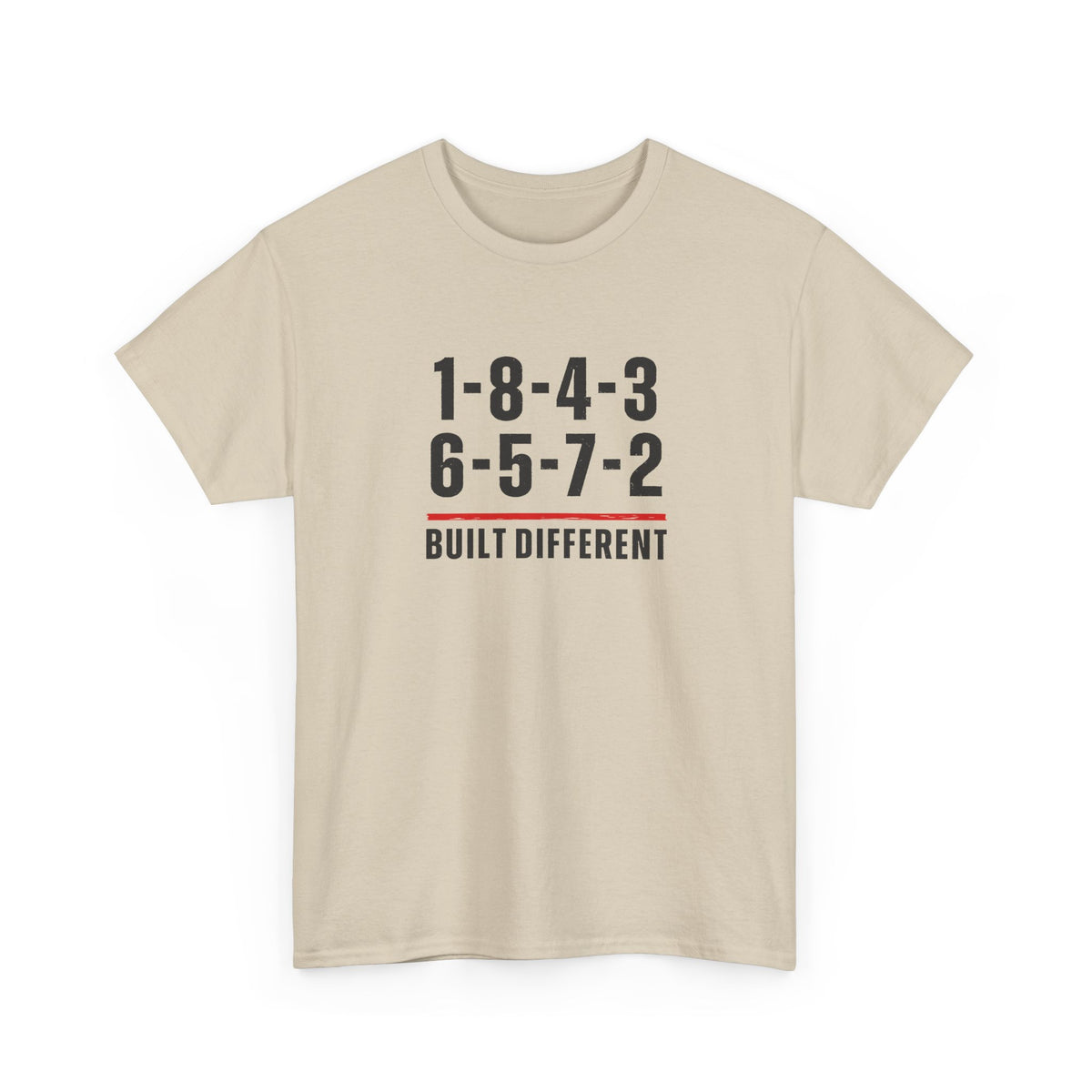Built Different V8 Firing Order Graphic T-Shirt