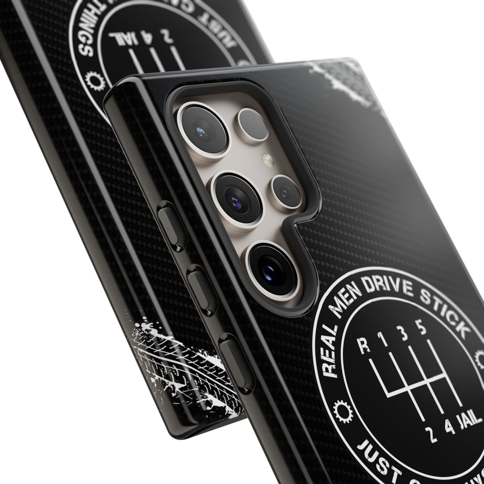 Real Men Drive Stick Manual Transmission Tough Phone Case | Car Guy Gift
