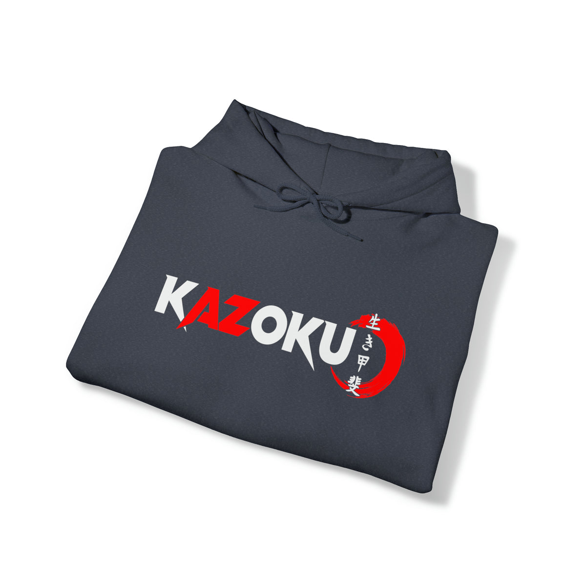KAZOKU Hoodie Red - Design 1