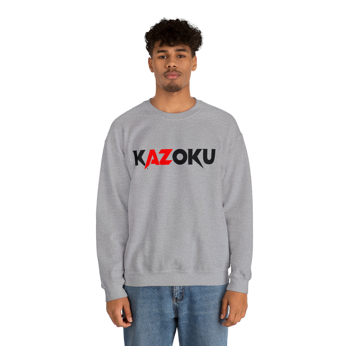 KAZOKU Sweatshirt Red - Design 2