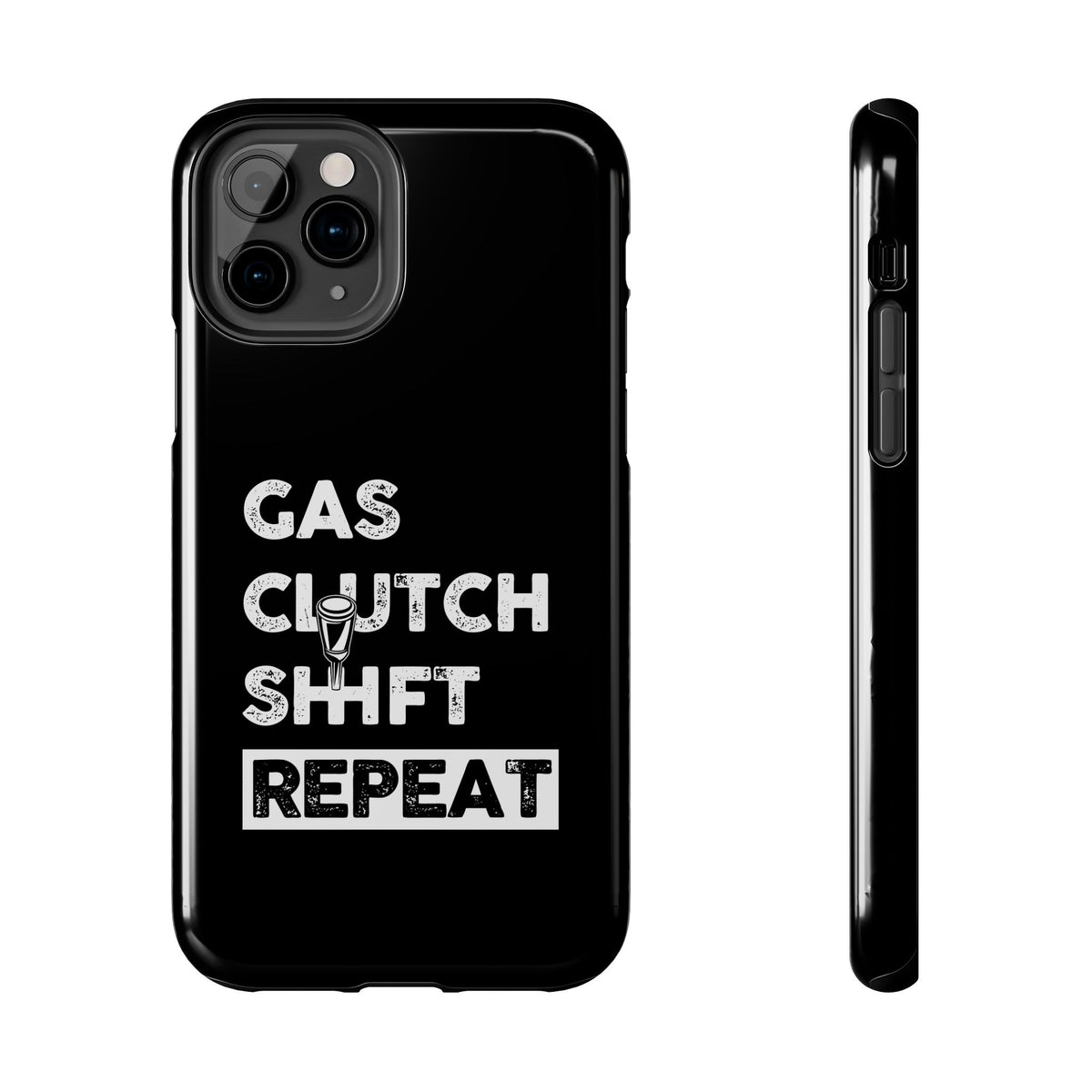 Gas Clutch Shift Repeat phone case | car guy gift