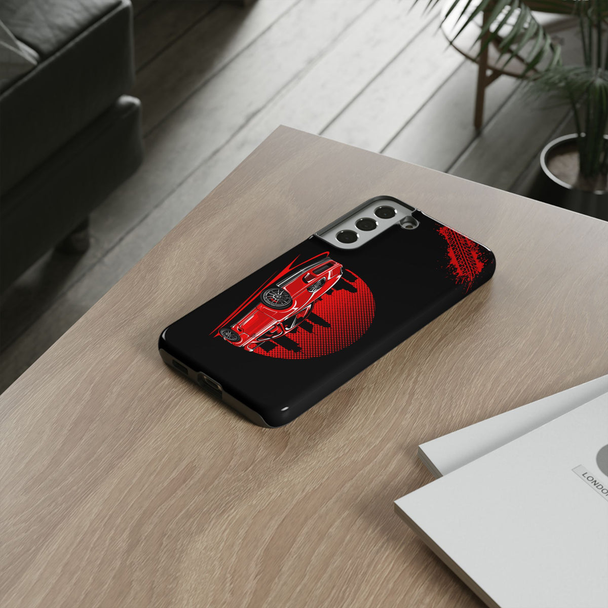 MKIV A80 Supra 2JZ Red City Tough Phone Case | JDM Car Guy Gift