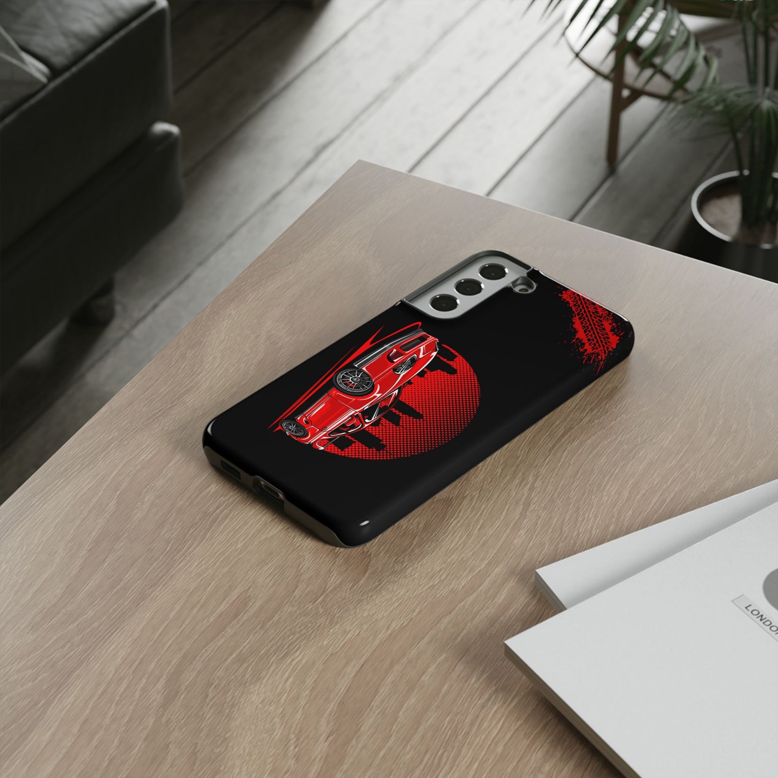 MKIV A80 Supra 2JZ Red City Tough Phone Case | JDM Car Guy Gift