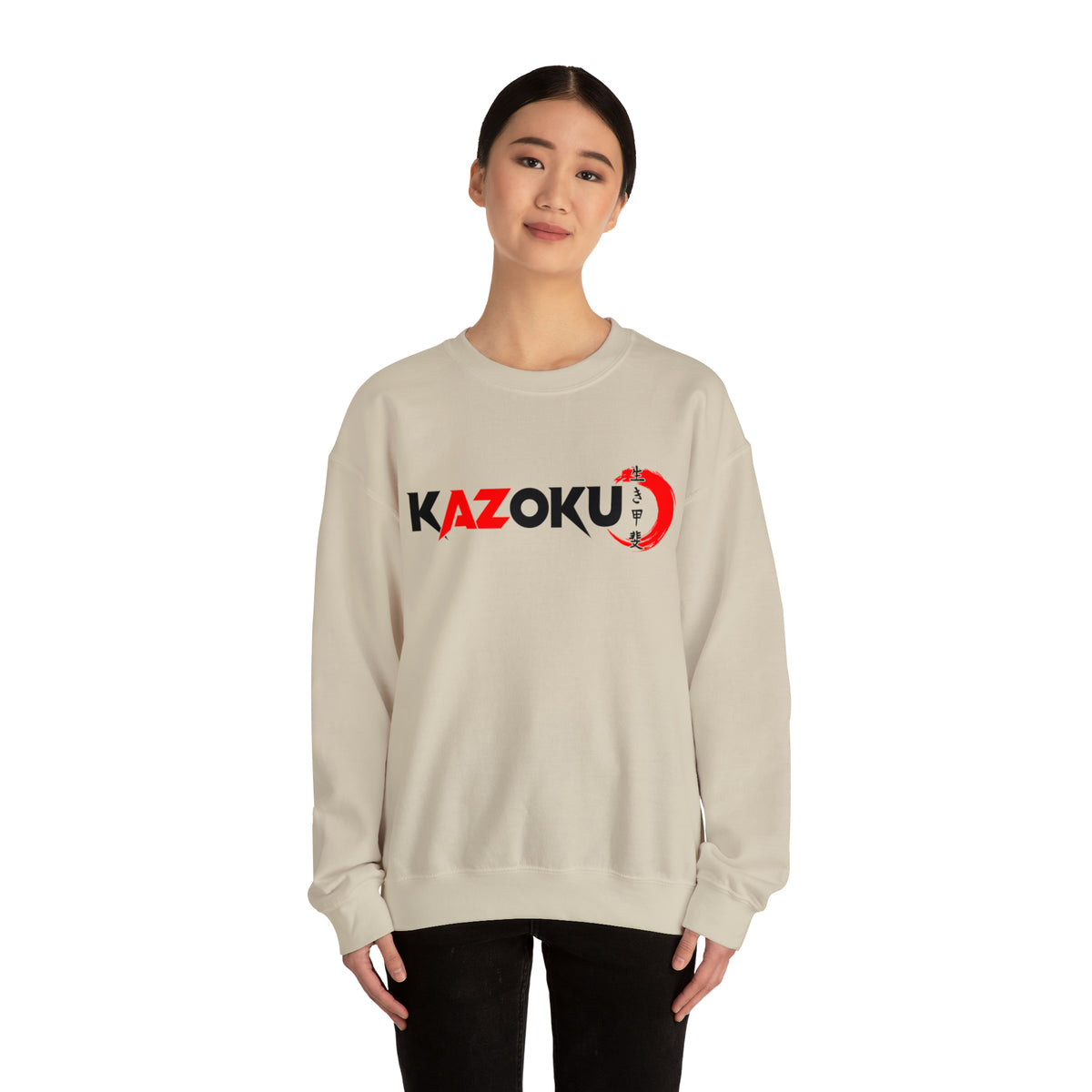 KAZOKU Sweatshirt Red - Design 1