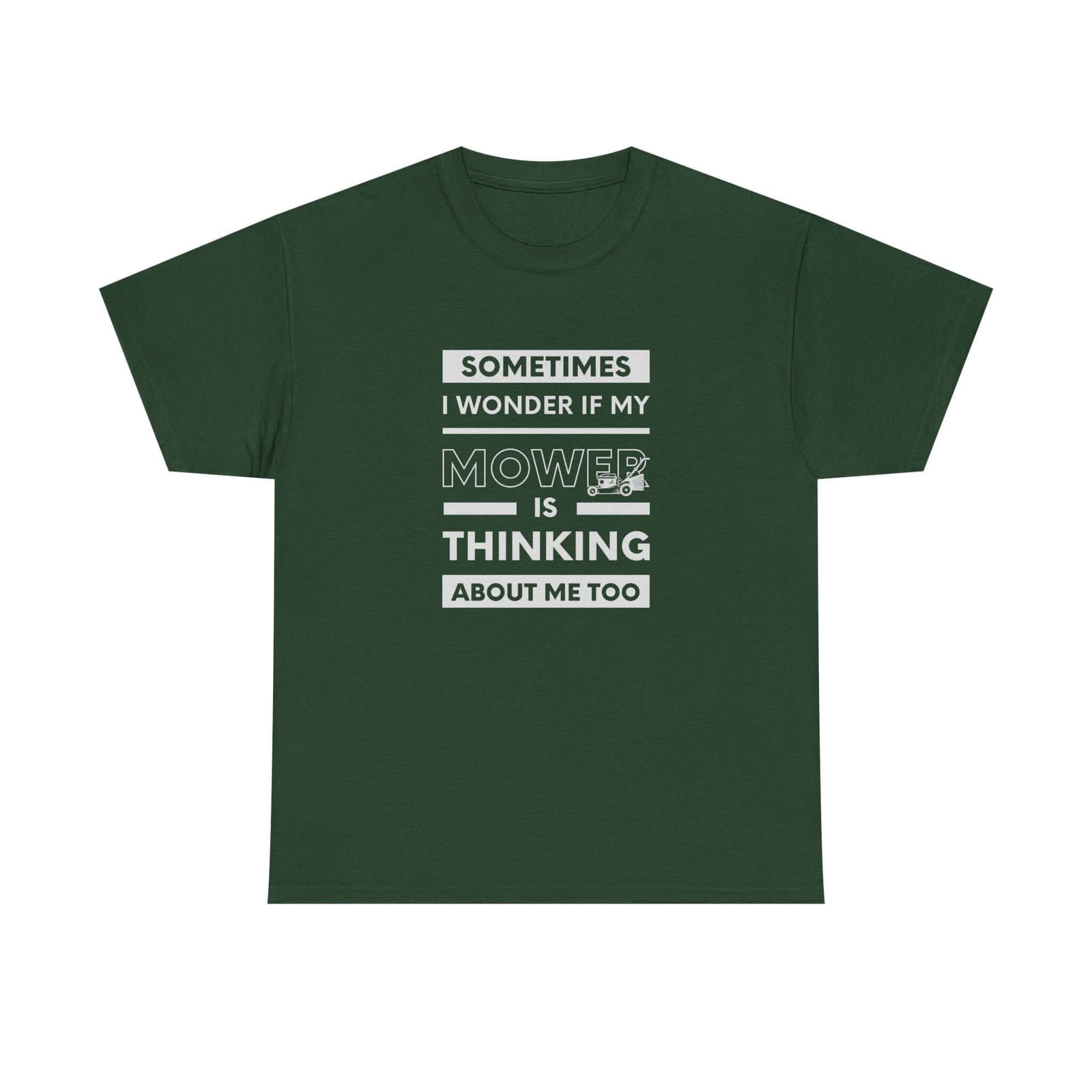 Sometimes I Wonder If My Mower Is Thinking About Me Too T-Shirt t-shirt design - car lover gift