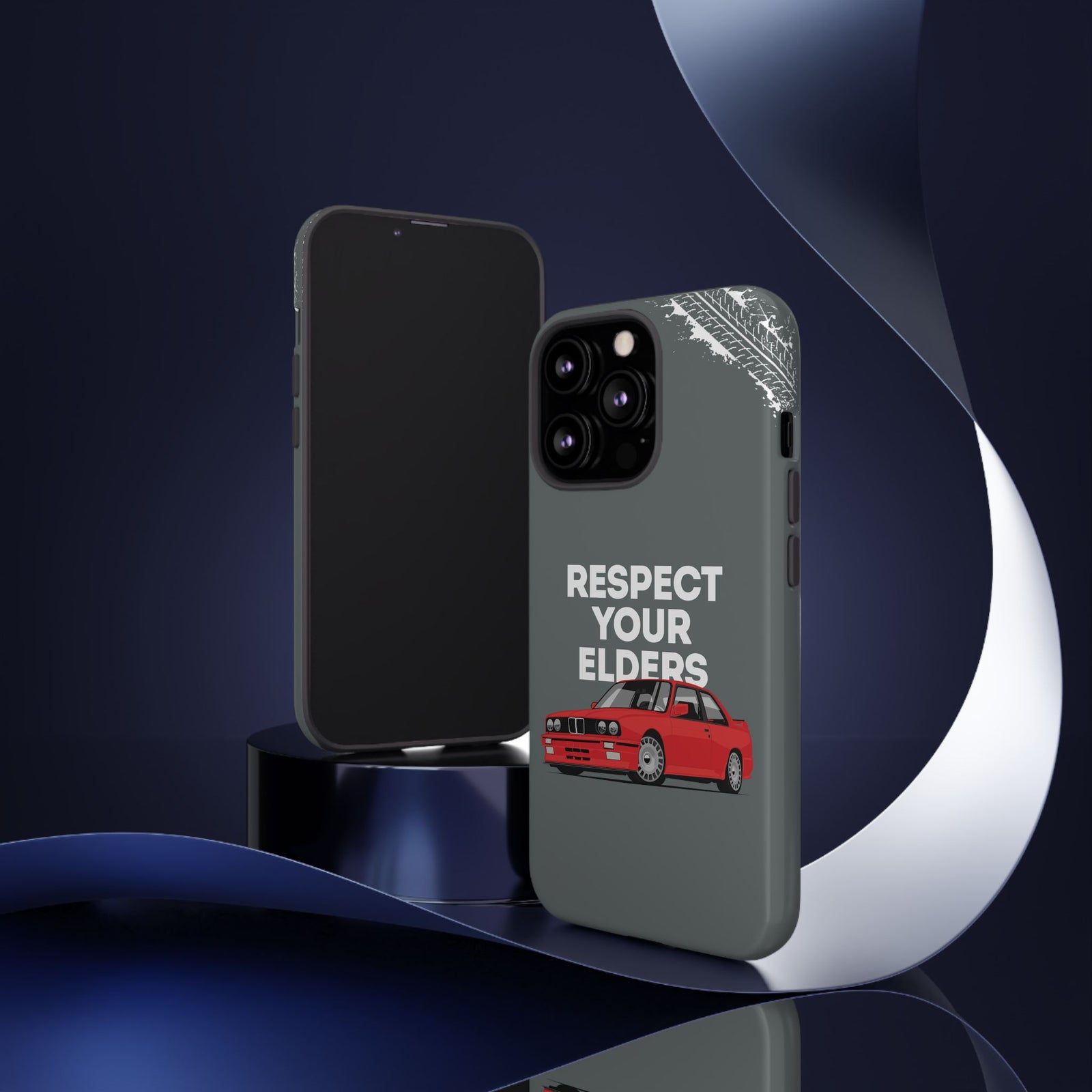 E30 M3 Respect Your Elders Tough Phone Case | Classic Car Guy Gift