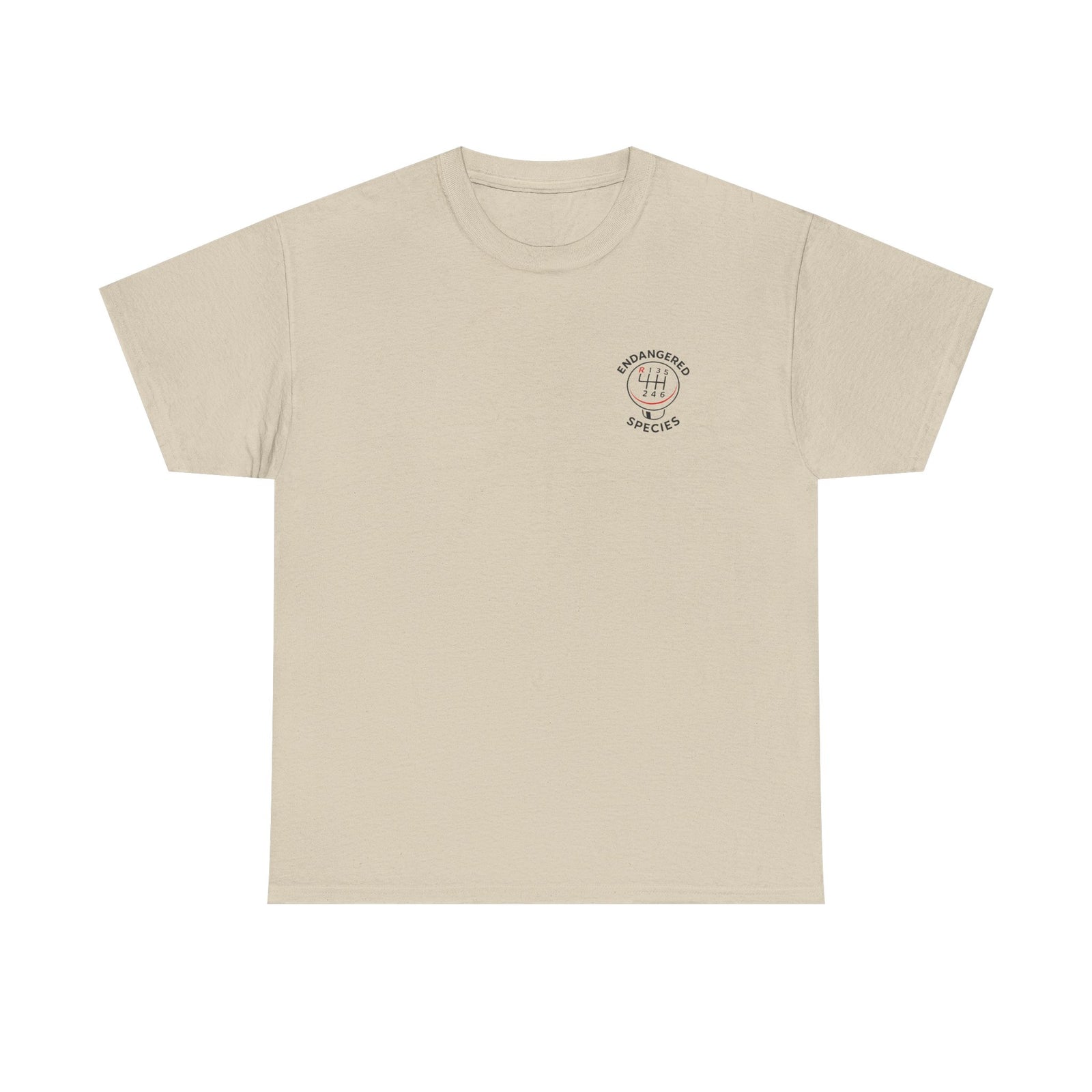 Endangered Species Stick Shift T-Shirt - manual transmission car enthusiast tee