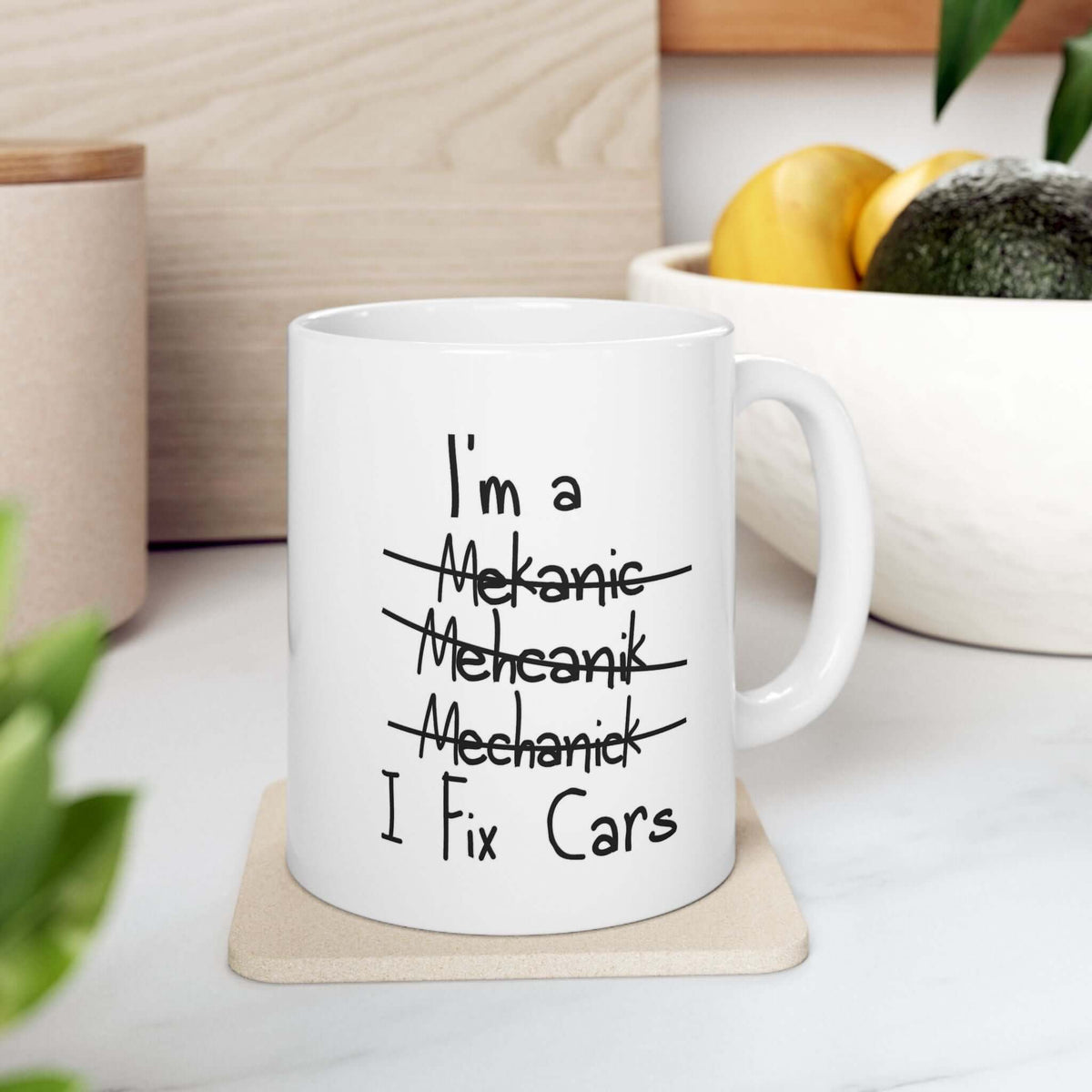 I Fix Cars Coffee Mug ceramic coffee mug - gift for car fans