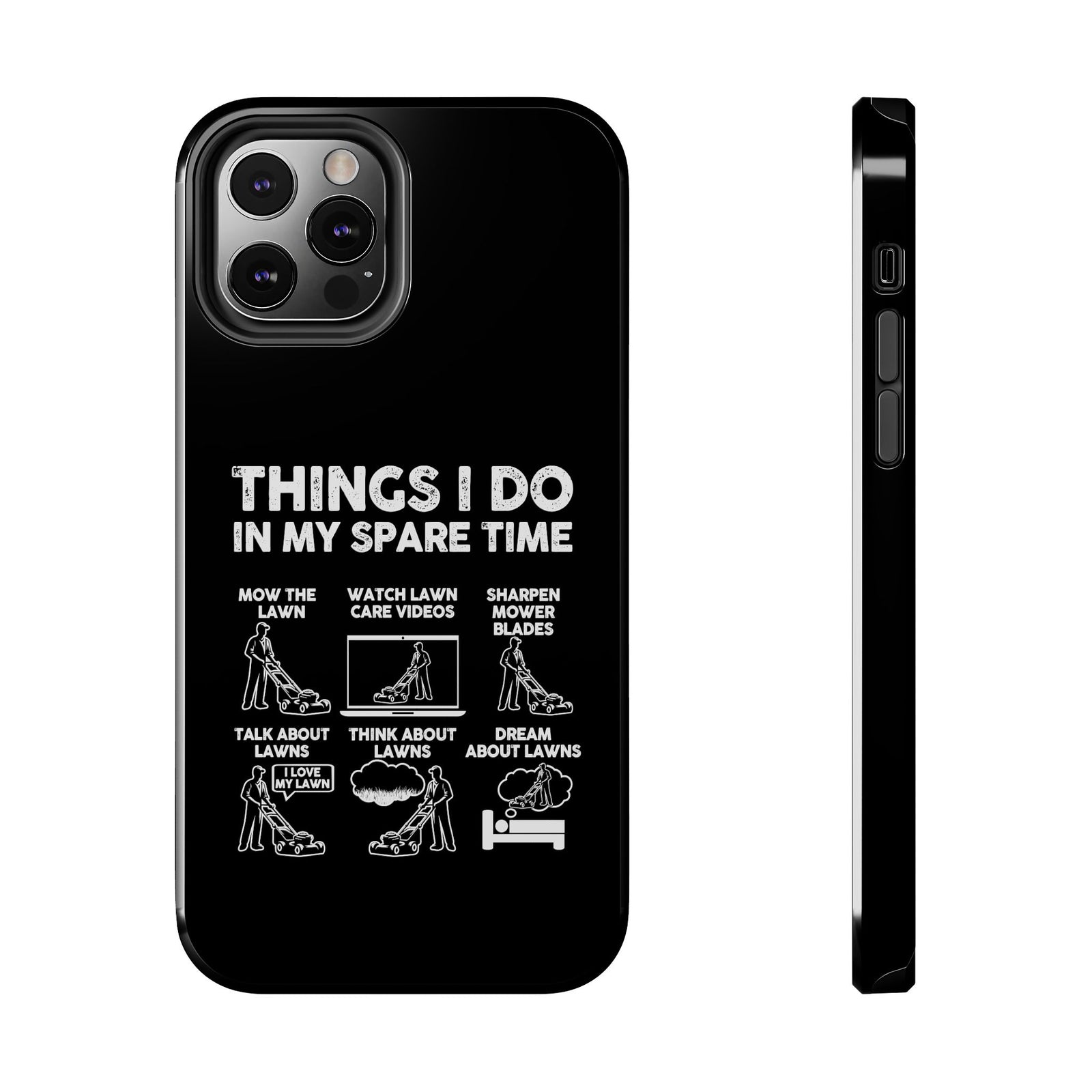Funny Lawn Care Phone Case shirt color variant - car guy gift