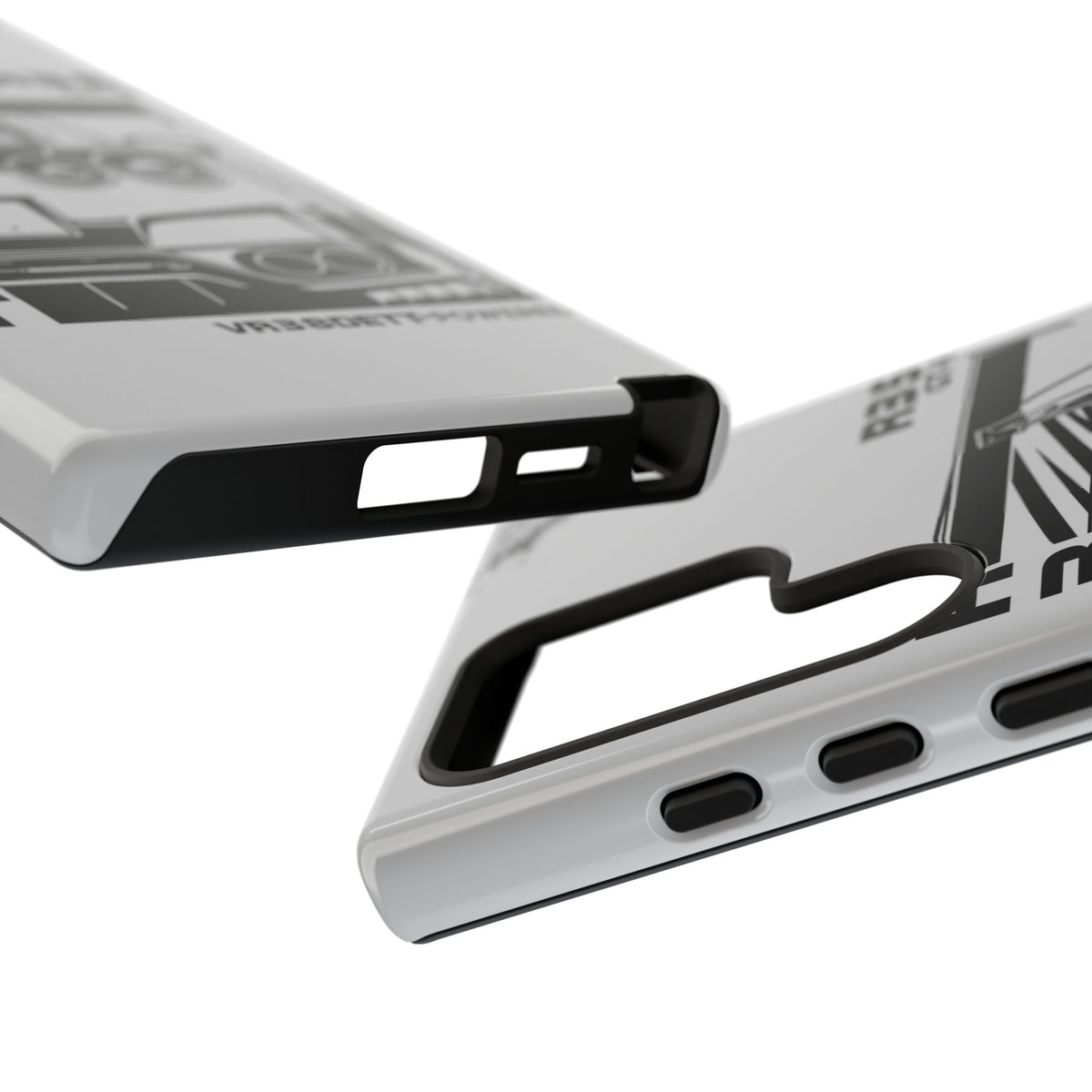 JDM Front View Tough Phone Case - iPhone 14 Plus, glossy, side view