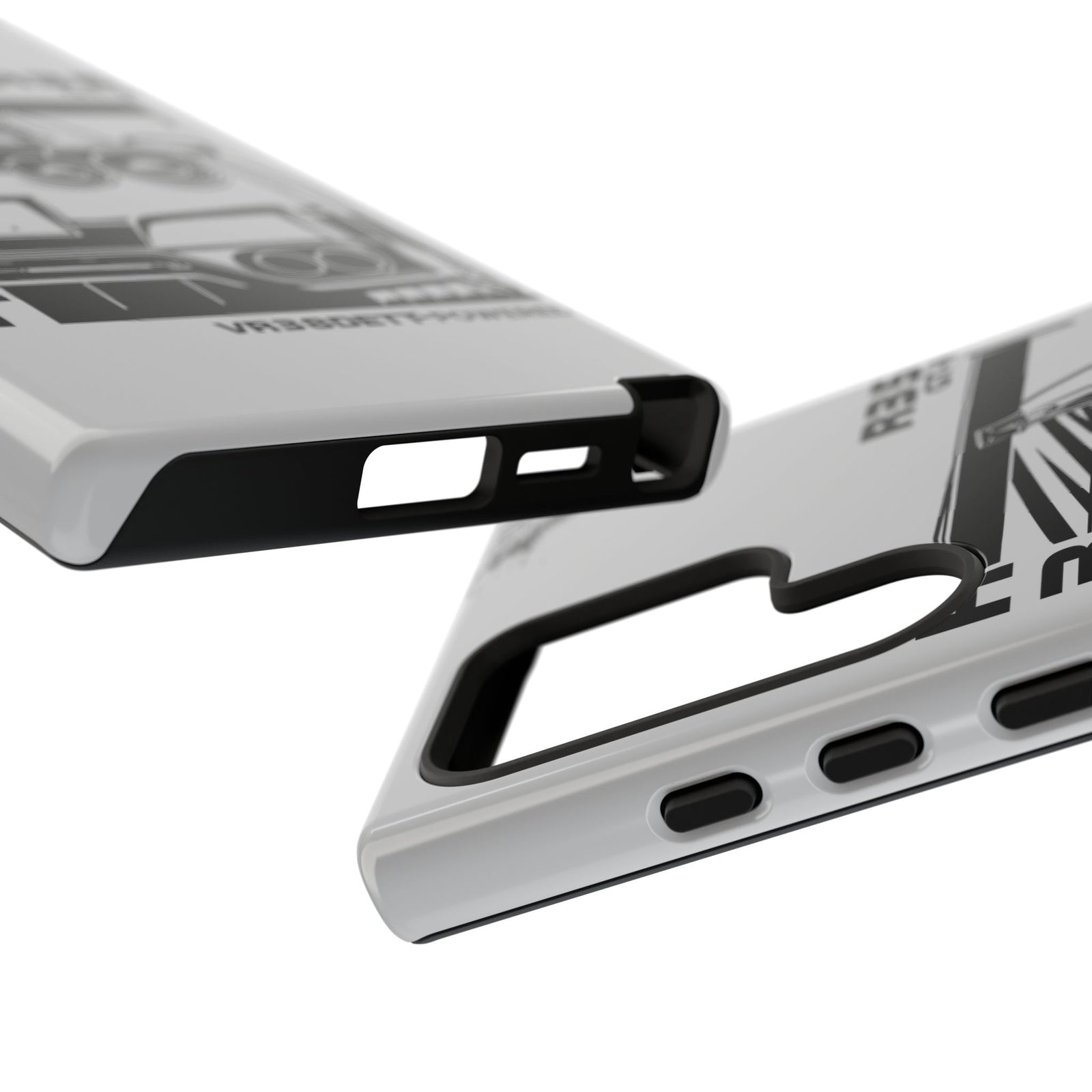JDM Front View Tough Phone Case - iPhone 14 Plus, glossy, side view