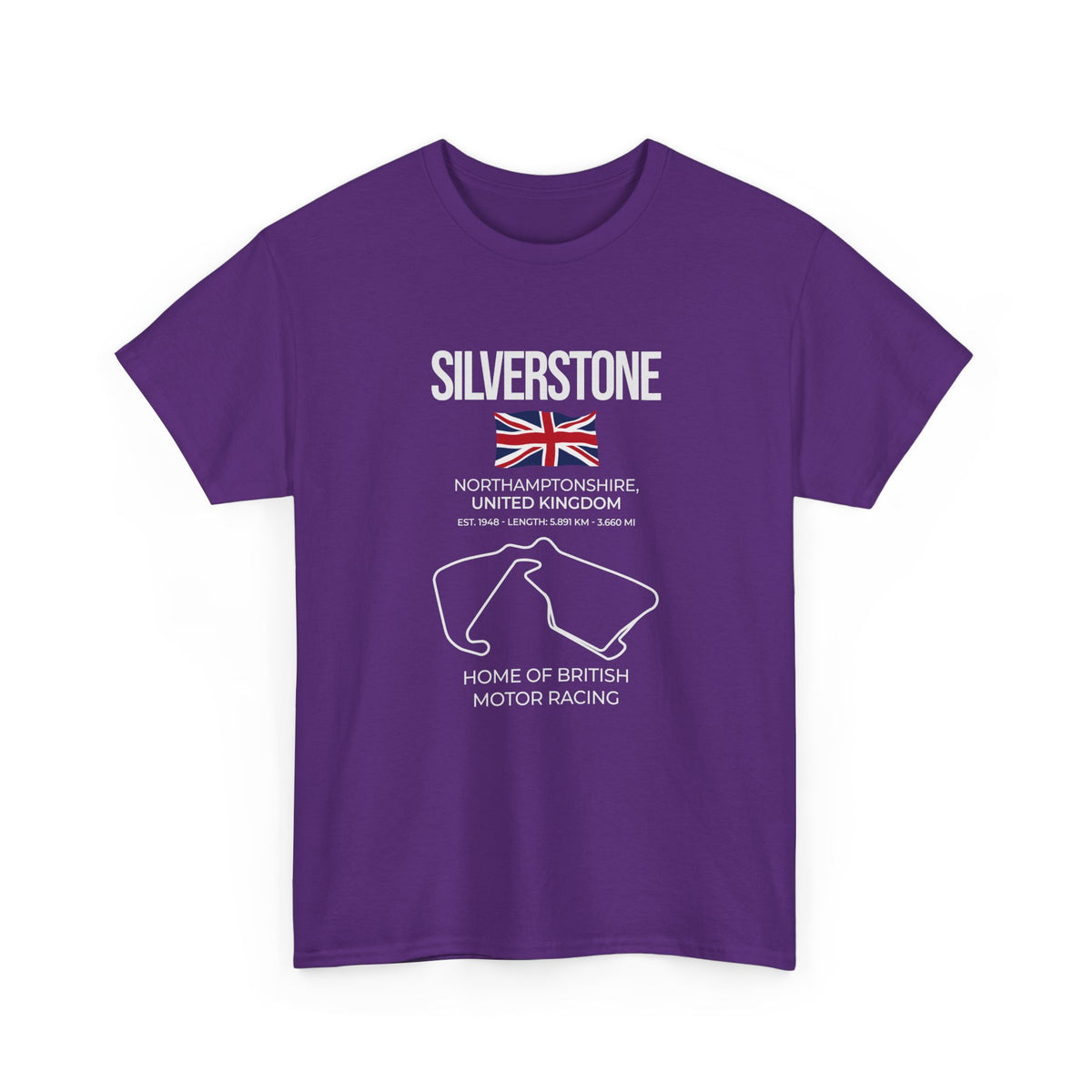 Silverstone Race Track T-Shirt | British Grand Prix Circuit Motorsport Tee