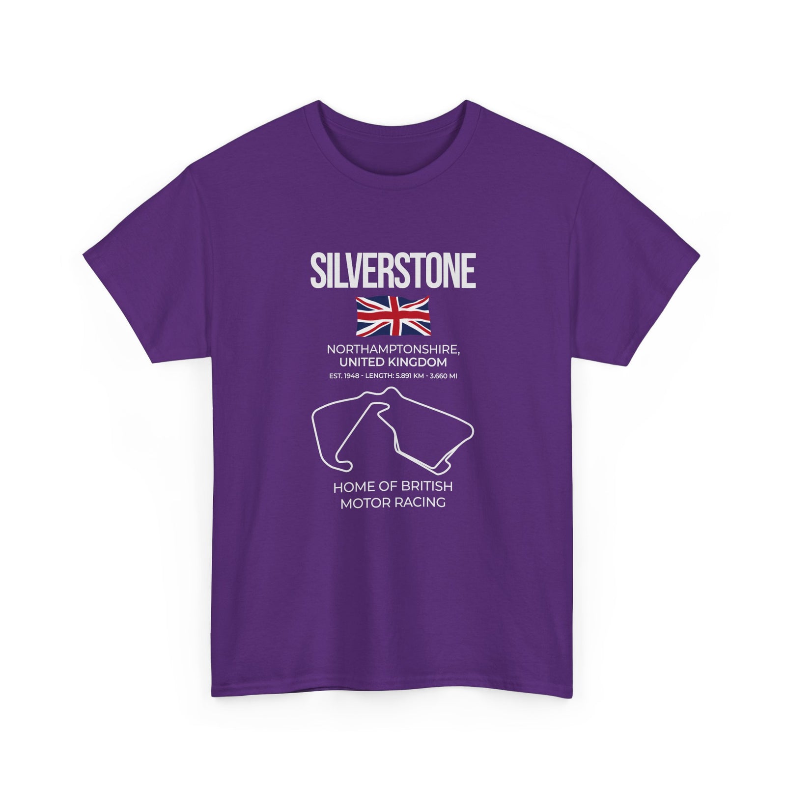 Silverstone Race Track T-Shirt | British Grand Prix Circuit Motorsport Tee