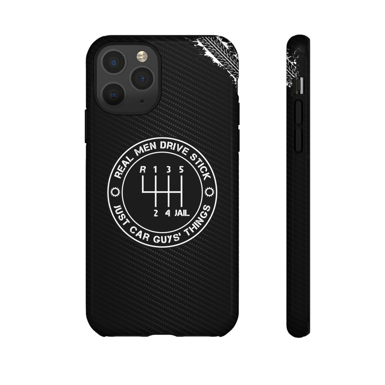 Real Men Drive Stick Manual Transmission Tough Phone Case | Car Guy Gift